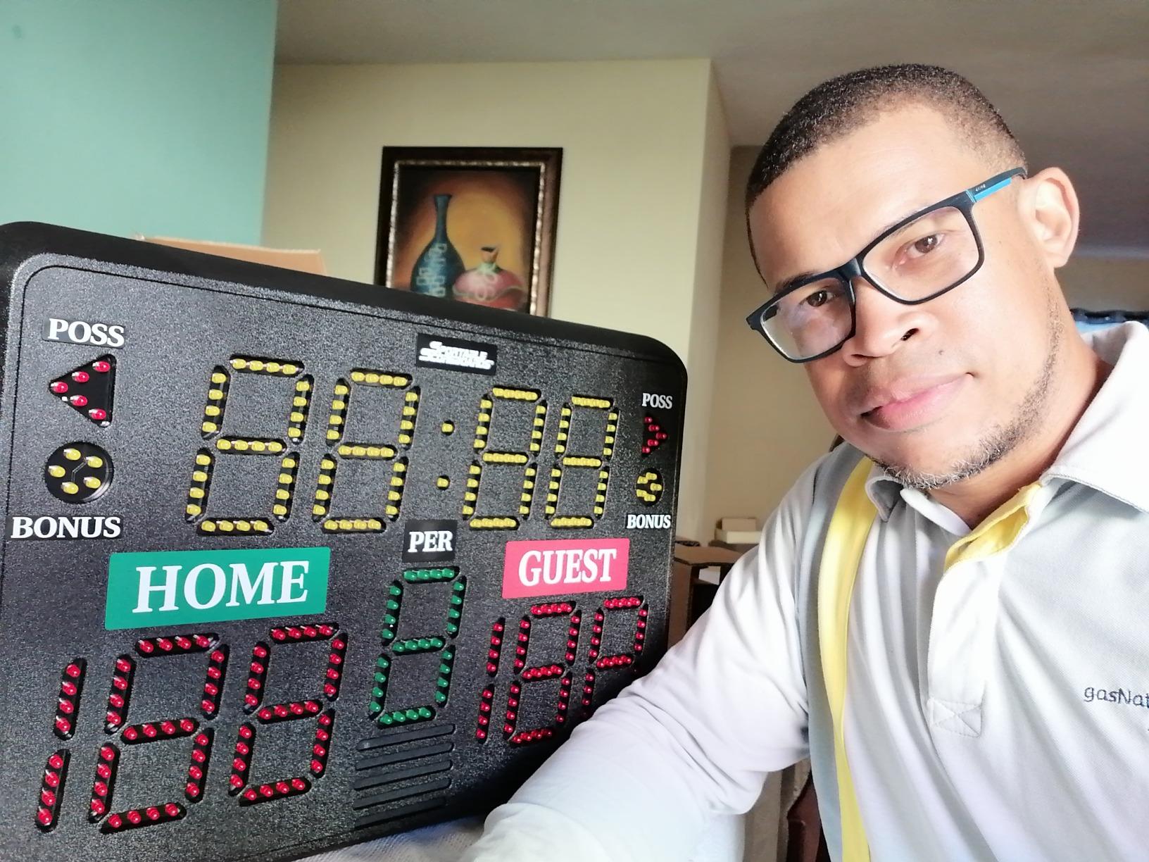 Multisport Indoor Tabletop Scoreboard- Used for Basketball, Volleyball, Wrestling and More customer photo 1