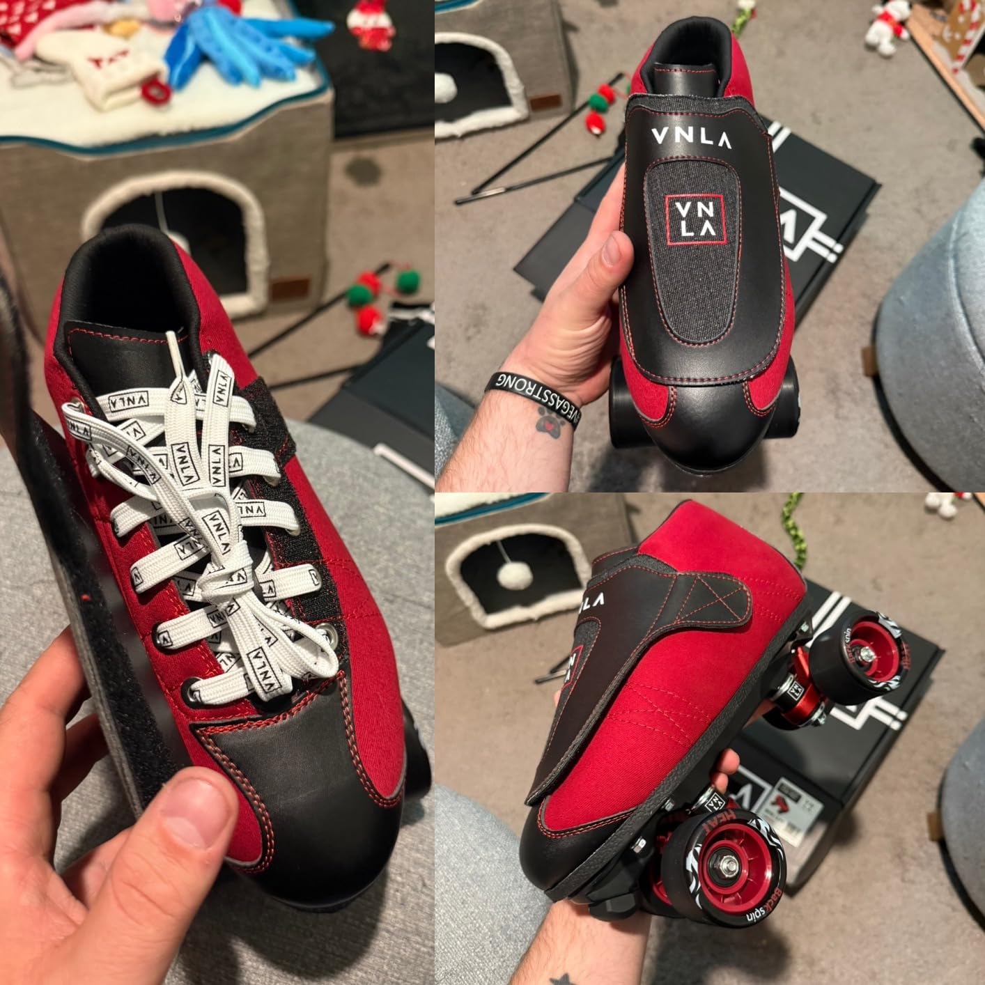 VNLA Junior Code Red Jam Skates for Men and Women - Indoor Unisex Roller Skates for Tricks and Jam Skating customer photo 1