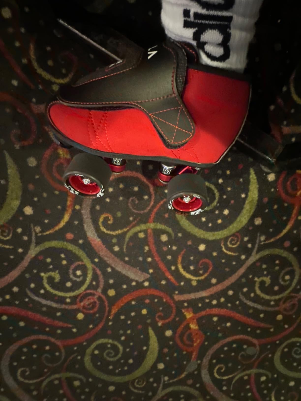 VNLA Junior Code Red Jam Skates for Men and Women - Indoor Unisex Roller Skates for Tricks and Jam Skating customer photo 2