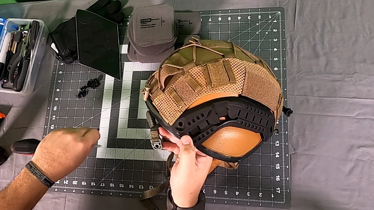 FMA Helmet Replacement Pads Universal Foam Padding Kits Set Accessories for Fast/Mich/ACH/USMC/PASGT Helmet customer photo 1