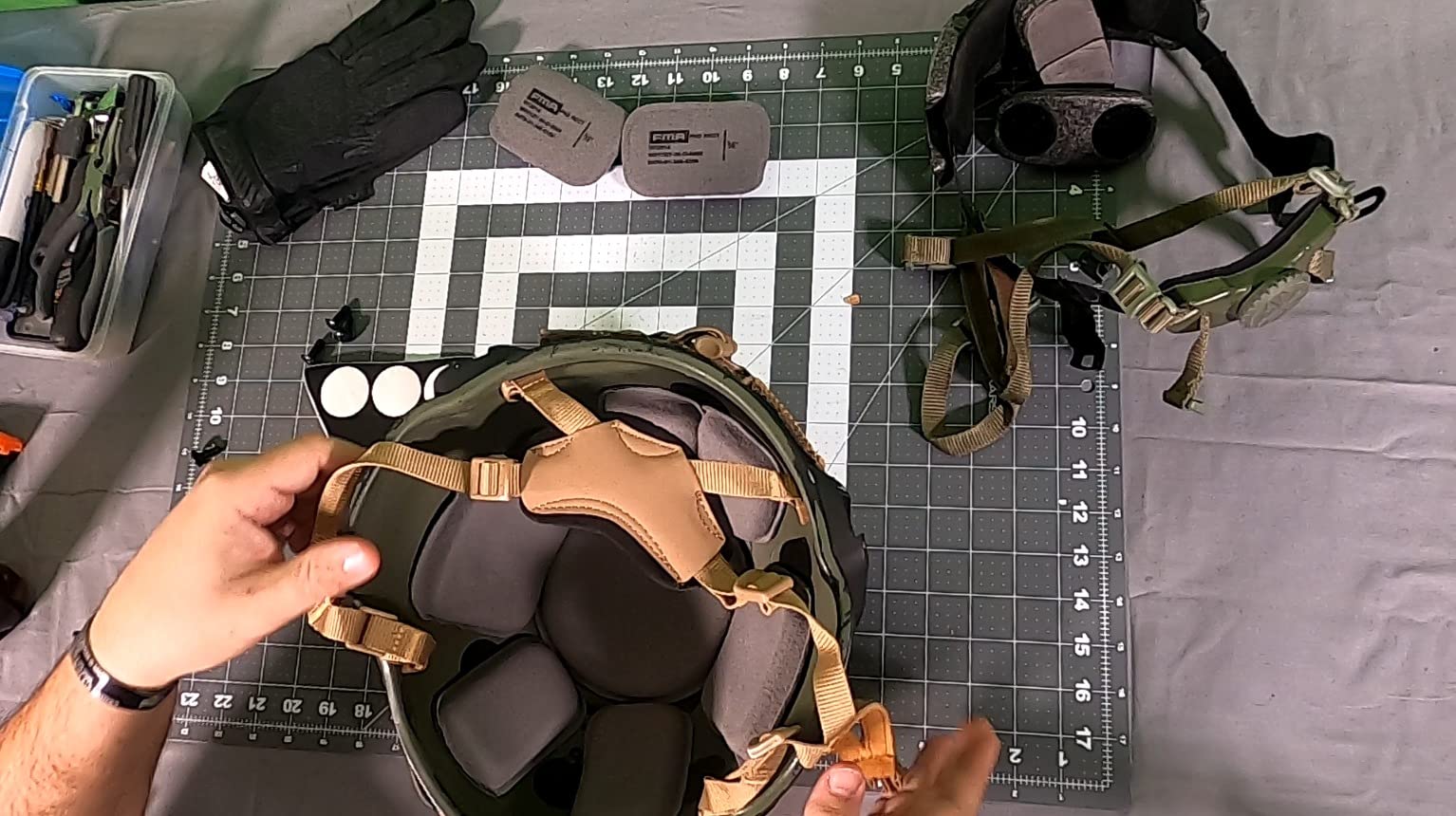 FMA Helmet Replacement Pads Universal Foam Padding Kits Set Accessories for Fast/Mich/ACH/USMC/PASGT Helmet customer photo 2