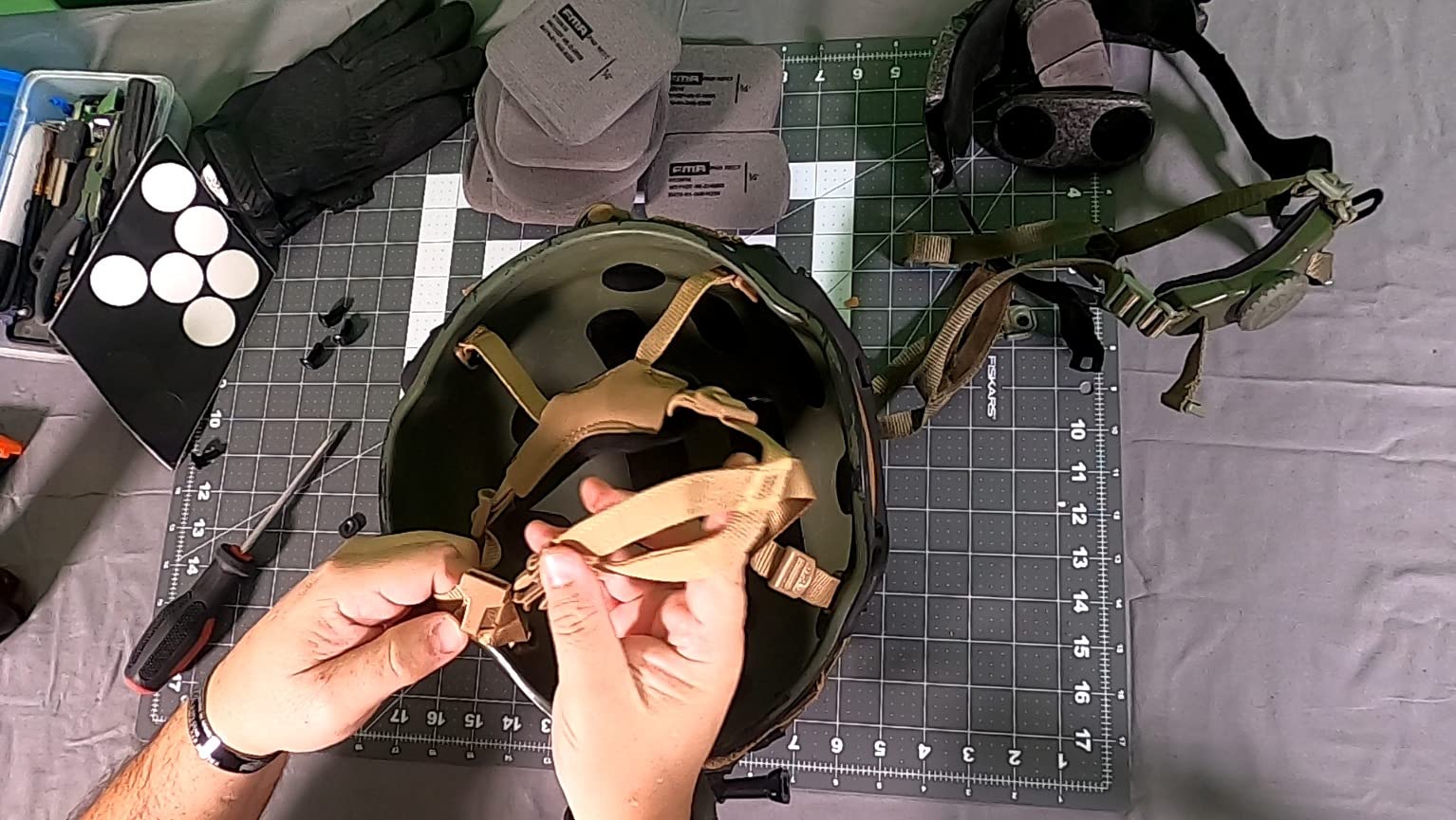 FMA Helmet Replacement Pads Universal Foam Padding Kits Set Accessories for Fast/Mich/ACH/USMC/PASGT Helmet customer photo 4