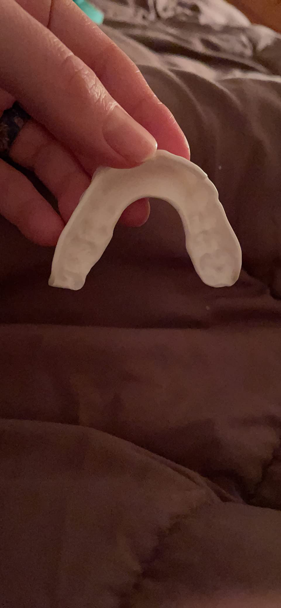 Shock Doctor Slim Mouthguard 2.4mm Thin Mouth Guard. Microfit for Football, Hockey, Lacrosse, Baseball, Softball, Basketball and More. Youth and Adults. Also for Night Guard Teeth Grinding customer photo 1