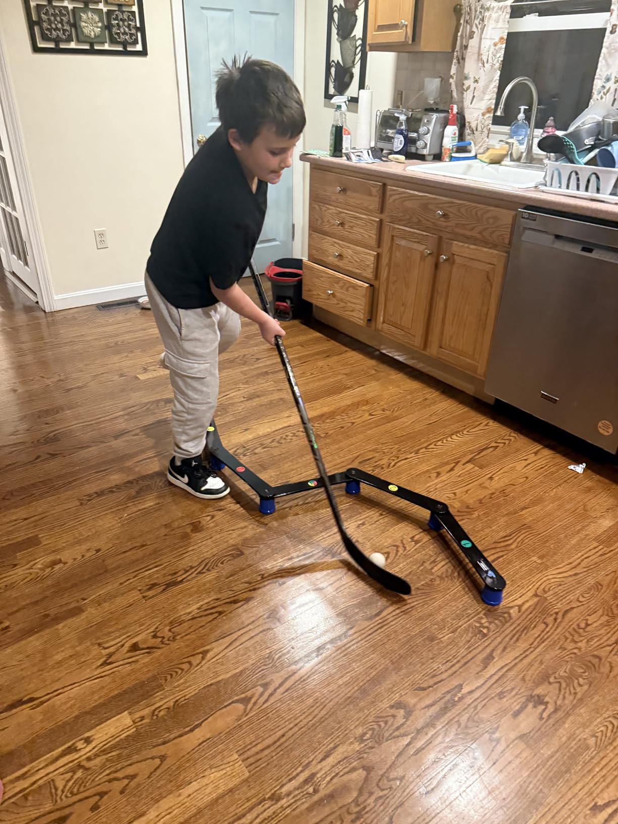 Hockey Revolution Lightweight Stickhandling Training Aid, Equipment for Puck Control, Reaction Time and Coordination customer photo 2