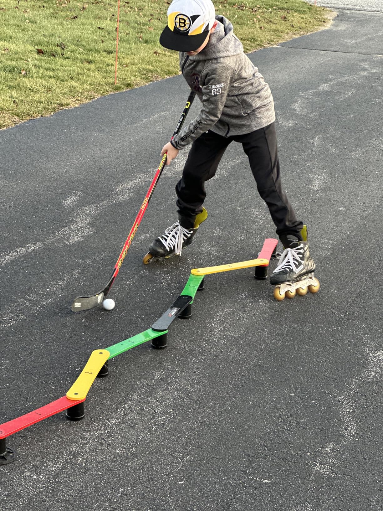 Hockey Revolution Lightweight Stickhandling Training Aid, Equipment for Puck Control, Reaction Time and Coordination customer photo 4