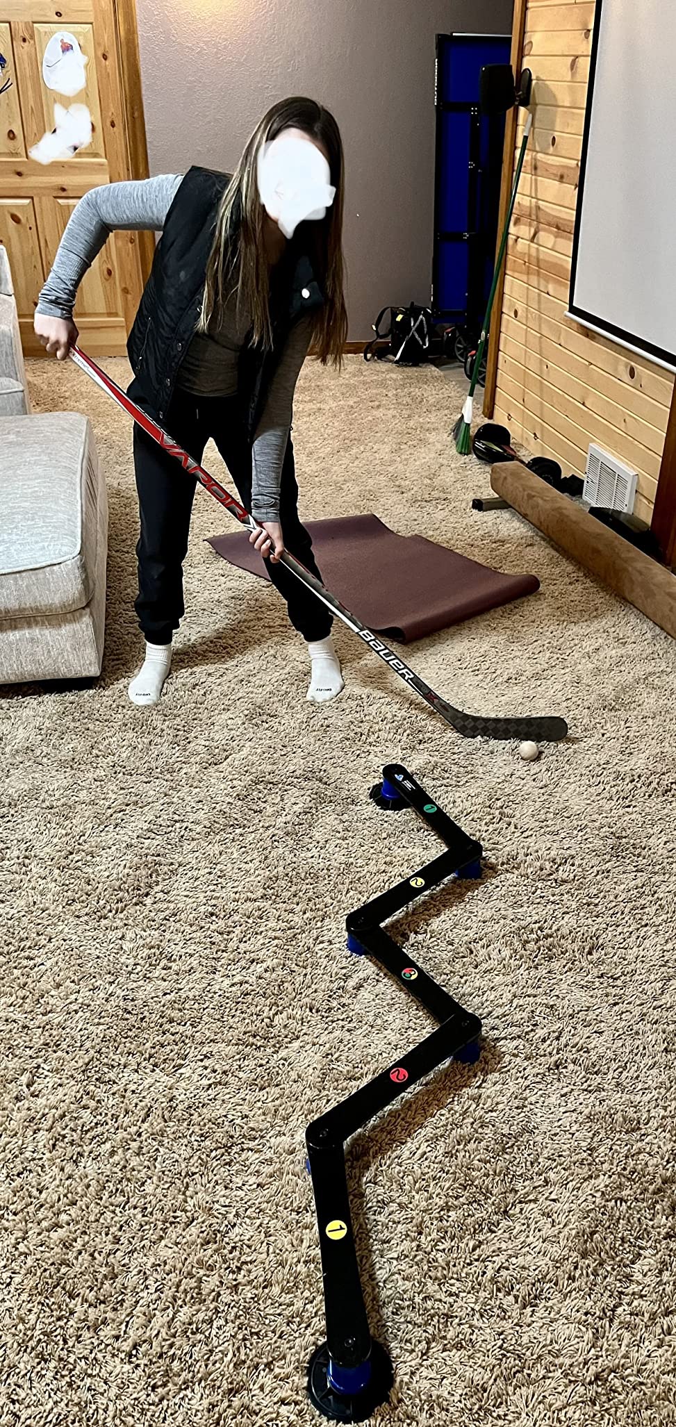 Hockey Revolution Lightweight Stickhandling Training Aid, Equipment for Puck Control, Reaction Time and Coordination customer photo 5