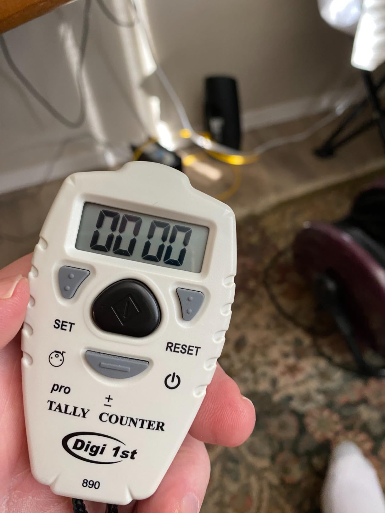 TC-890 Digital Tally Counter, Electronic Up Down Clicker, Add/Subtract People & Pitch Counter for Golf, Lap & Knitting (1-Pack) customer photo 1