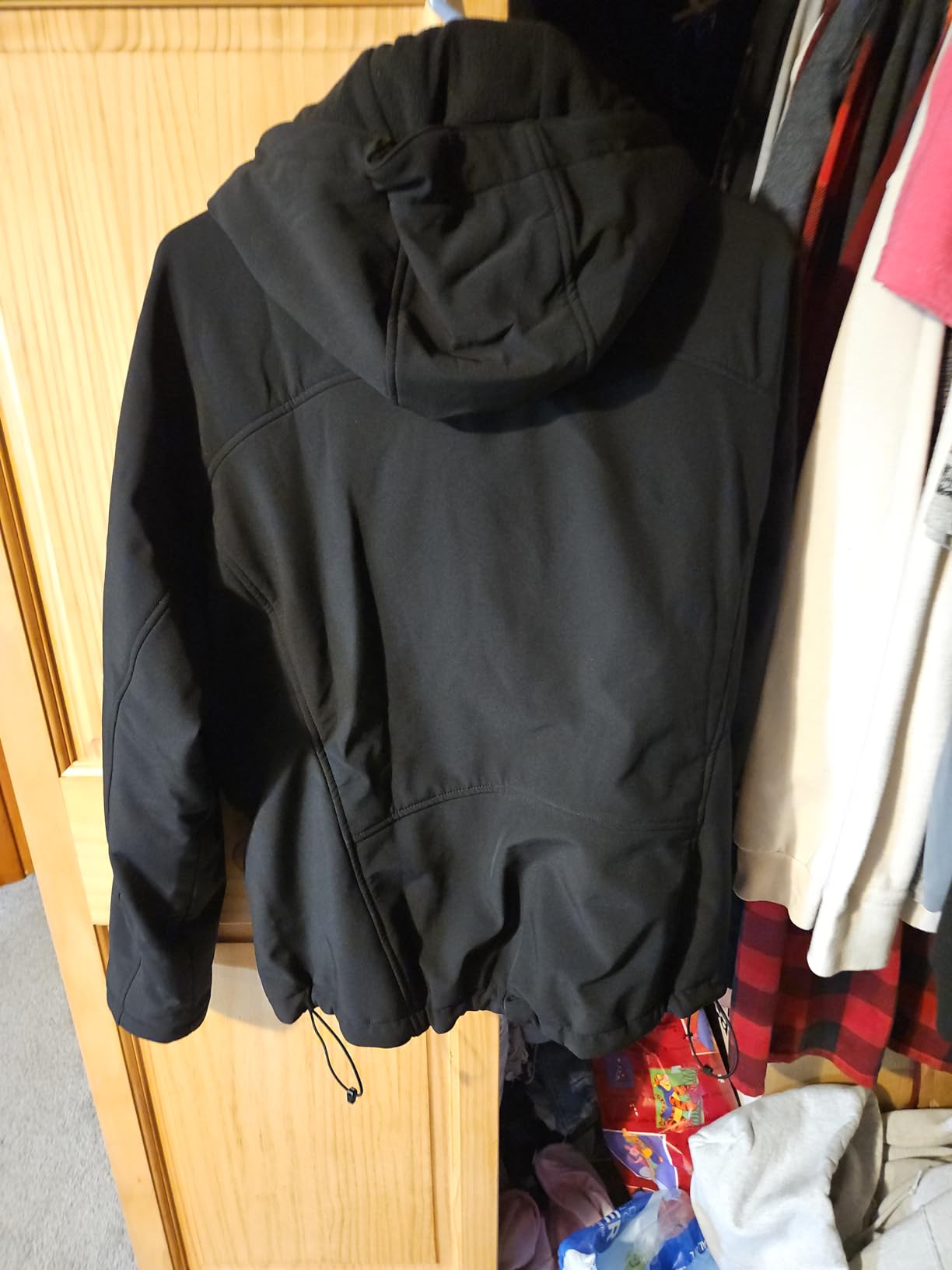 ORORO Upgraded Women's 4-Zone Heated Jacket with Heated Collar, Heated Coat with Detachable Hood customer photo 2