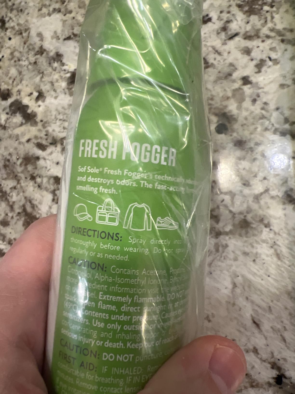 Sof Sole Fresh Fogger Shoe, Gym Bag, and Locker Deodorizer Spray customer photo 2