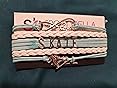 Figure Skating Bracelet, Blue and White Braided Leather Wristband with Ice Skate Charm, Adjustable Gift Jewelry customer photo 4