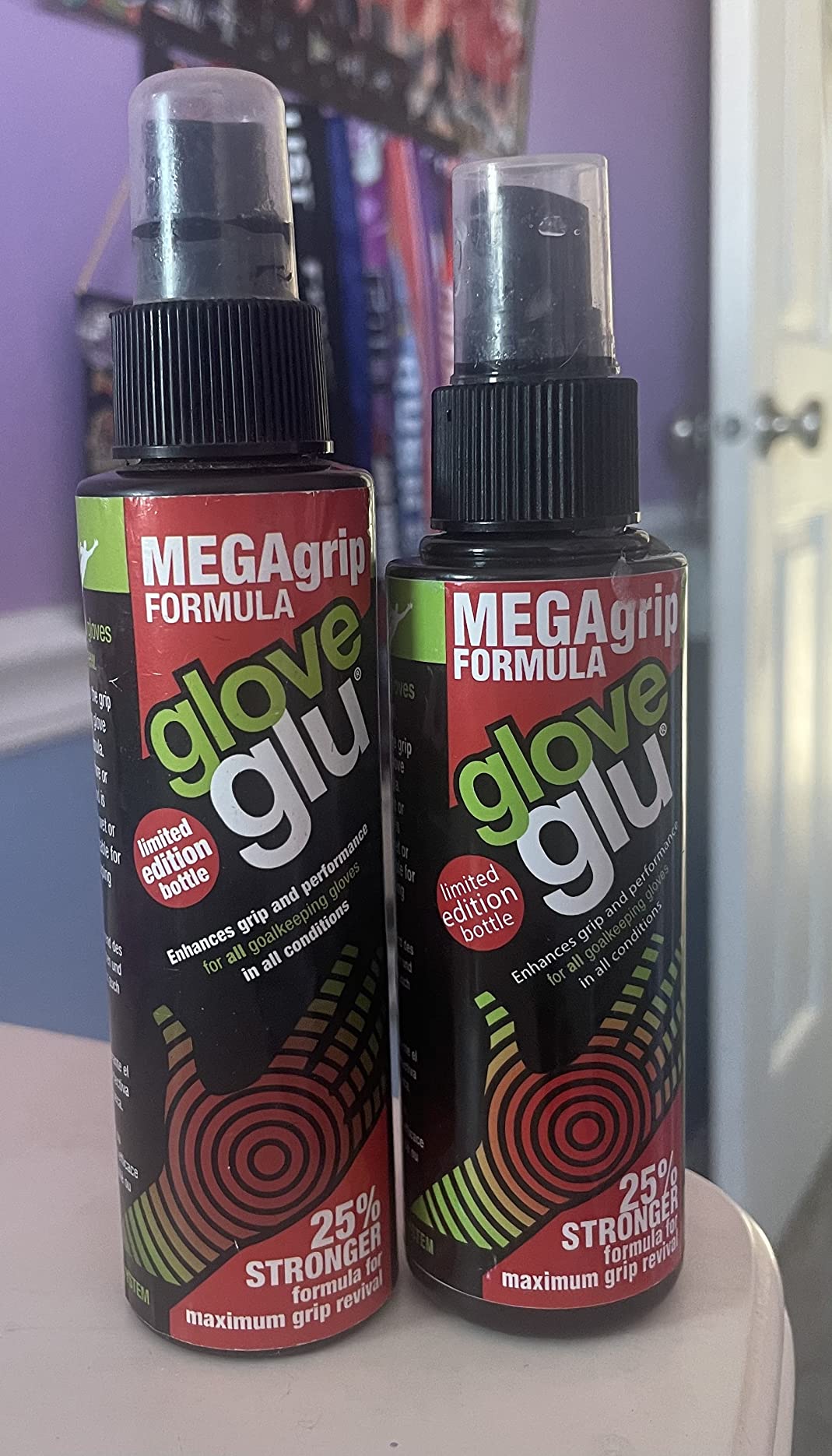 Gloveglu MEGAgrip Goalkeeper Glove Grip Spray customer photo 2