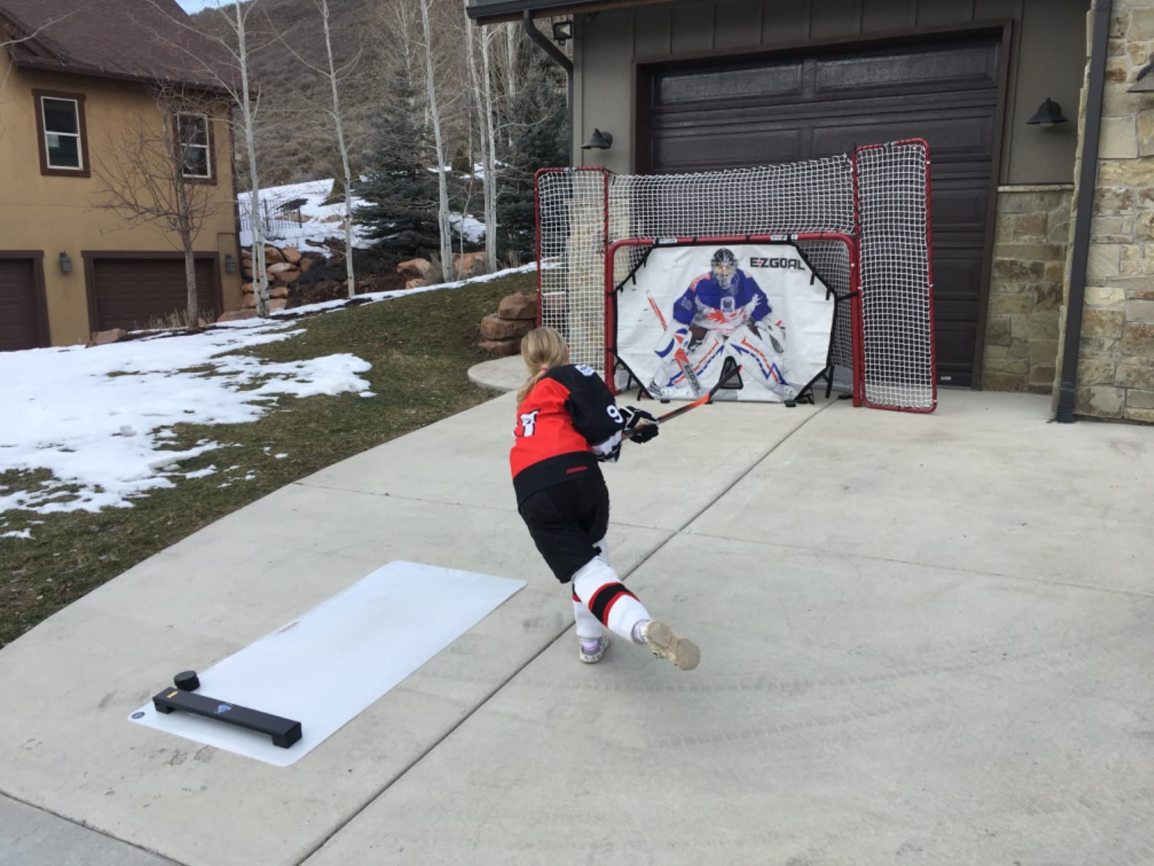 Hockey Revolution Shoot Pad - Hockey Sports Training Aid for Shooting, Passing and Stick handling - Hockey Skills Training Practice Surface 30