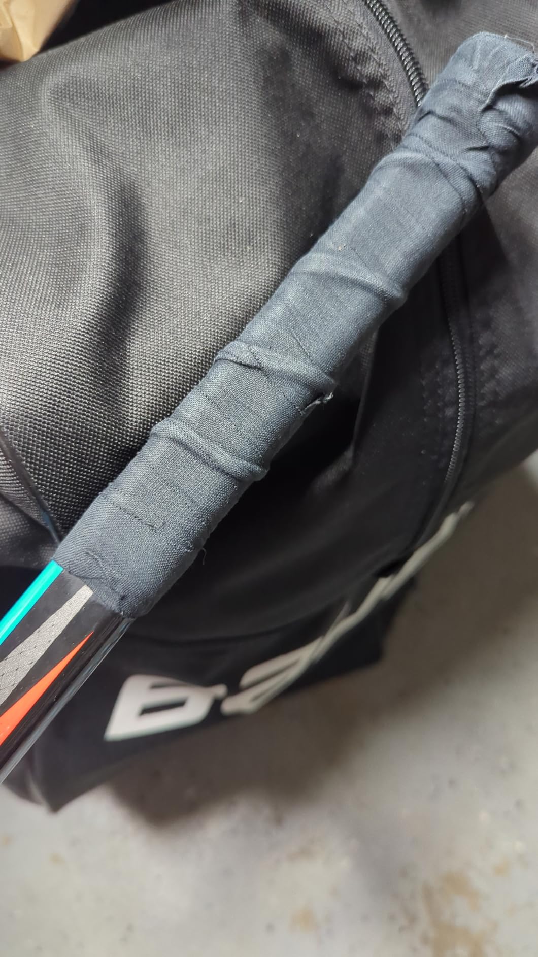 Sports Tape Black Hockey Tape - Stick Tape - 6 Rolls - 1 Inch Wide, 20 Yards Long (Cloth) - Made in North America Specifically for Hockey customer photo 2