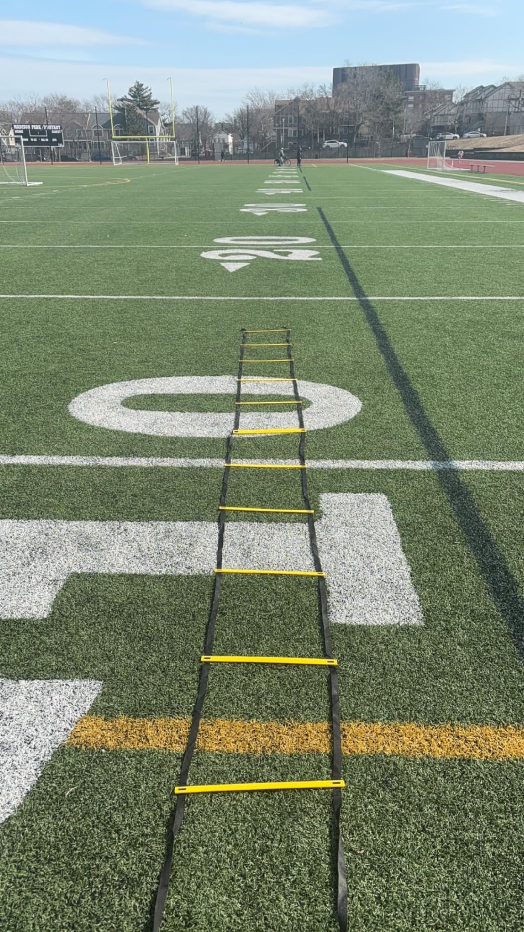 Teenitor Agility Ladder Speed Ladder Training Ladder for Soccer, Speed, Football Fitness Feet Training Carry Bag Agility Training Equipment 13 rungs, 23 feet customer photo 1