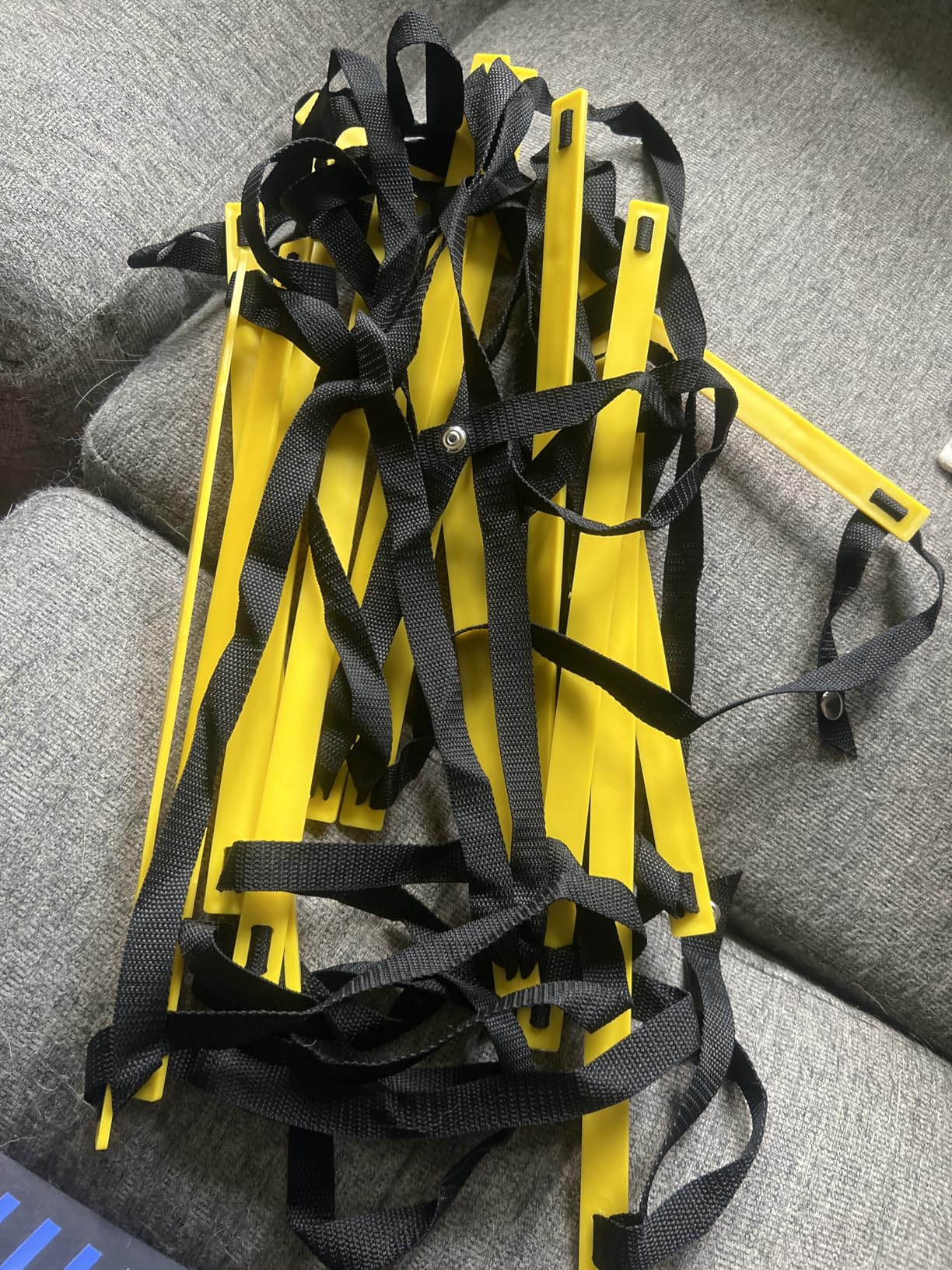 Teenitor Agility Ladder Speed Ladder Training Ladder for Soccer, Speed, Football Fitness Feet Training Carry Bag Agility Training Equipment 13 rungs, 23 feet customer photo 2