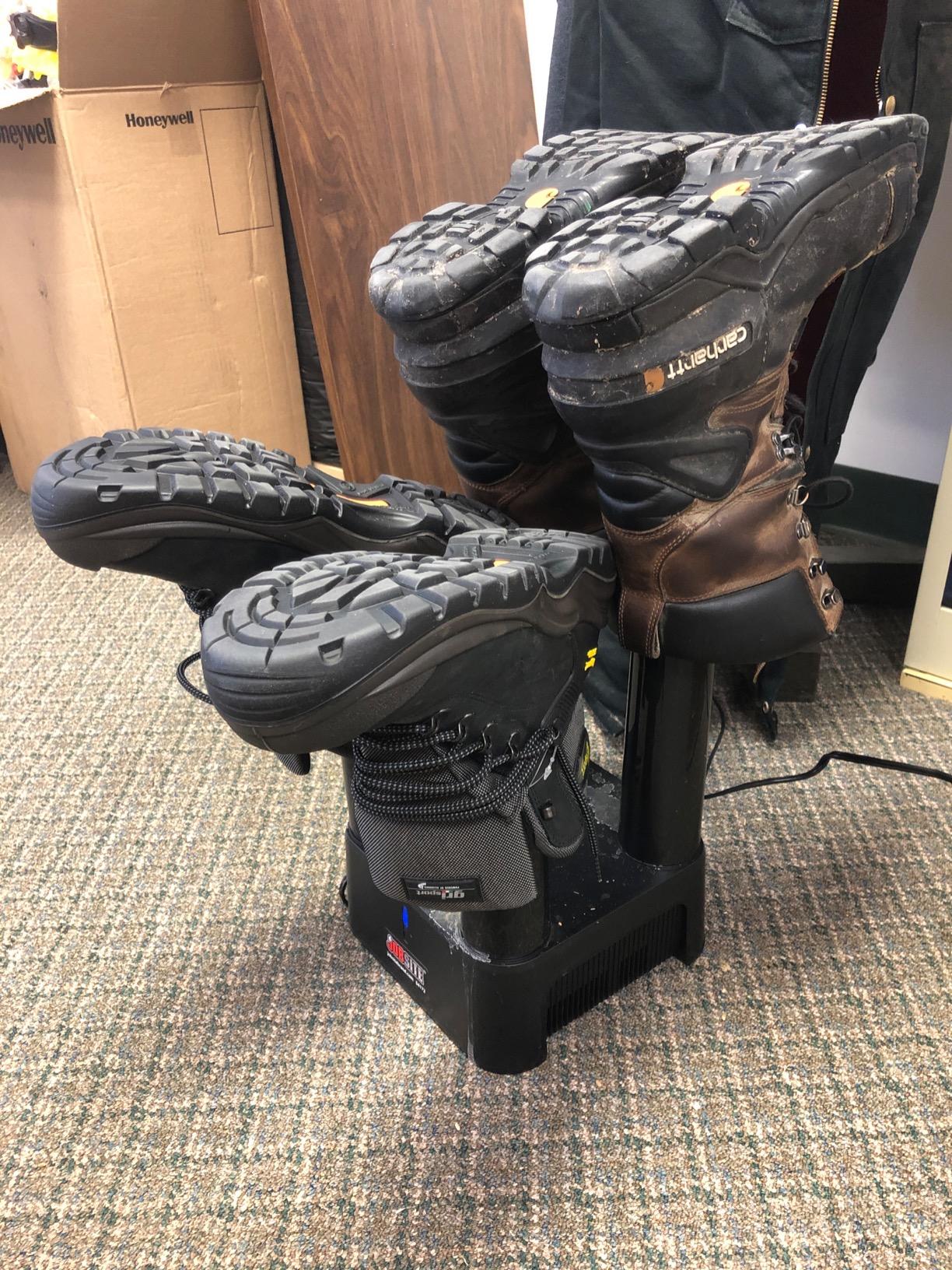 DryGuy Mighty Dry with Heat Blower Fan - Fast Glove & Shoe Dryer - Helps Reduce Odor customer photo 2