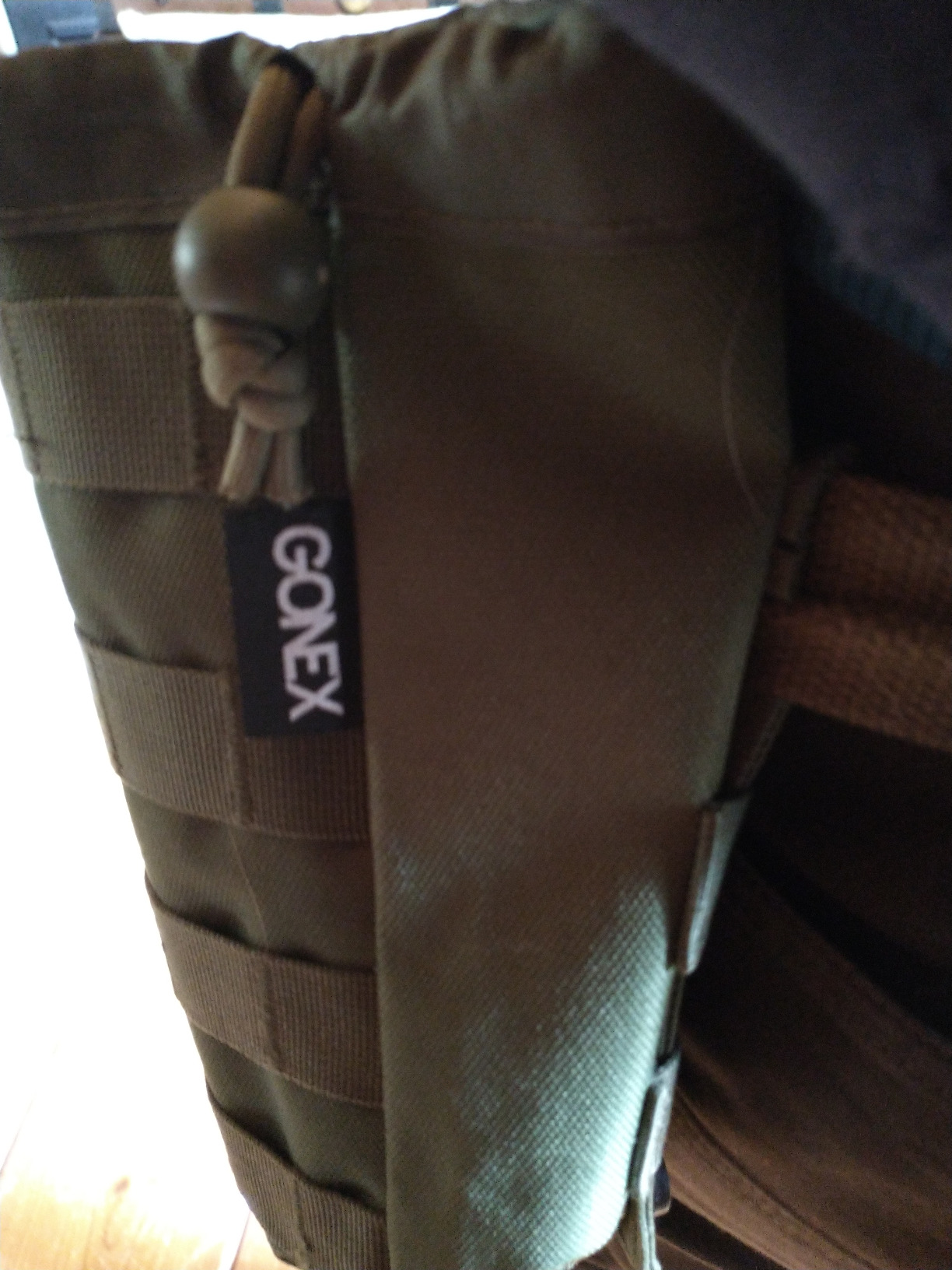 Gonex Tactical MOLLE Water Bottle Pouch, Drawstring Open Top & Mesh Bottom Travel Water Bottle Bag Hydration Carrier customer photo 2