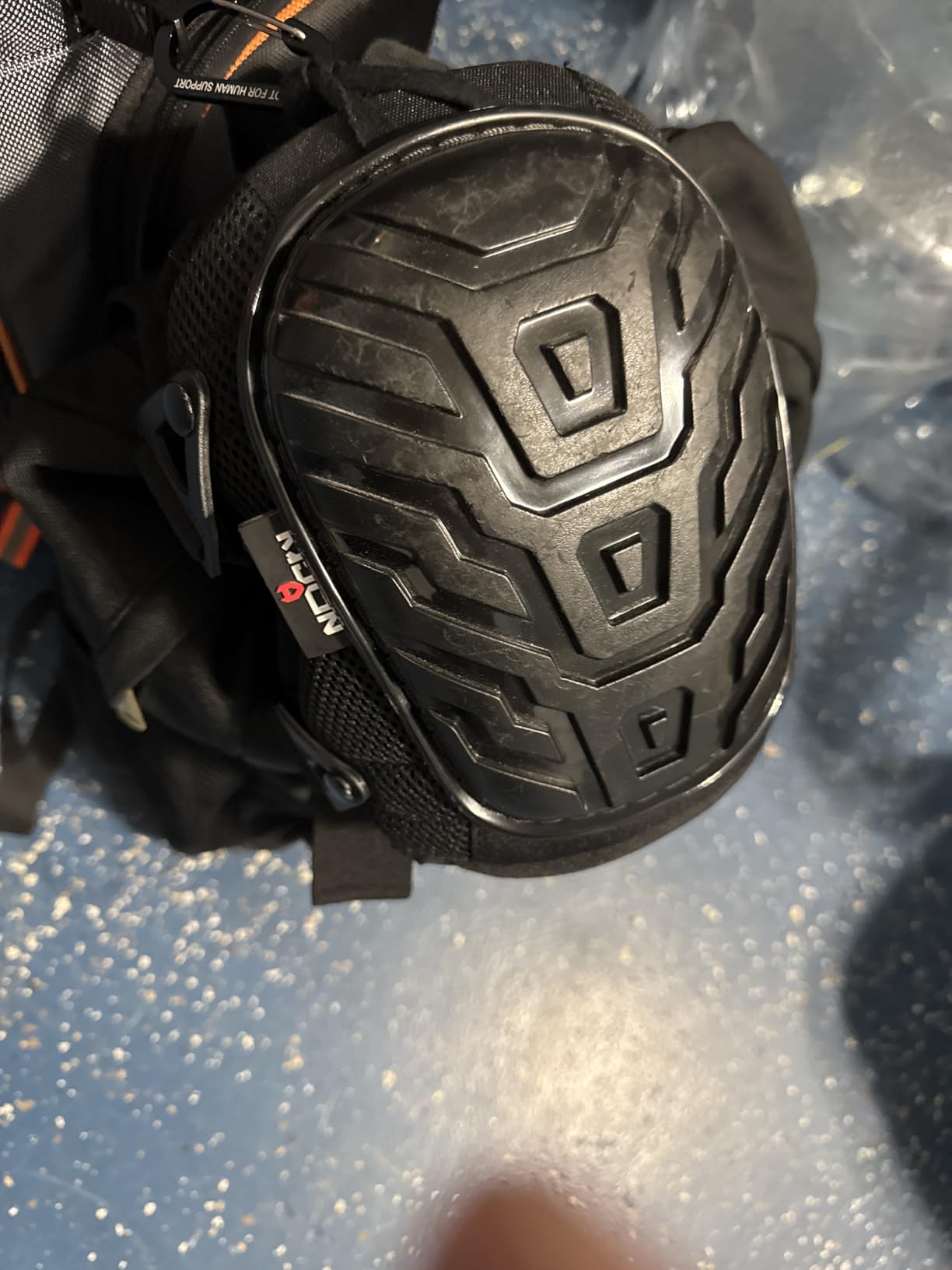 NoCry Professional Gel Knee Pads for Work with Soft Foam and Gel Cushion - Heavy Duty Cap, Reinforced Adjustable Straps, Military Grade Rivets and Built-in Hang Loops - Perfect for Construction customer photo 1