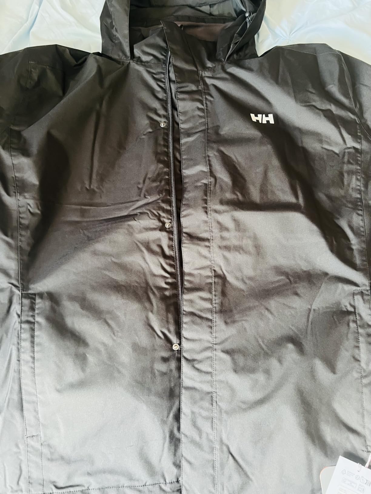 Helly Hansen Men's Dubliner Jacket Waterproof, Windproof, Breathable Shell Rain Coat with Packable Hood customer photo 2