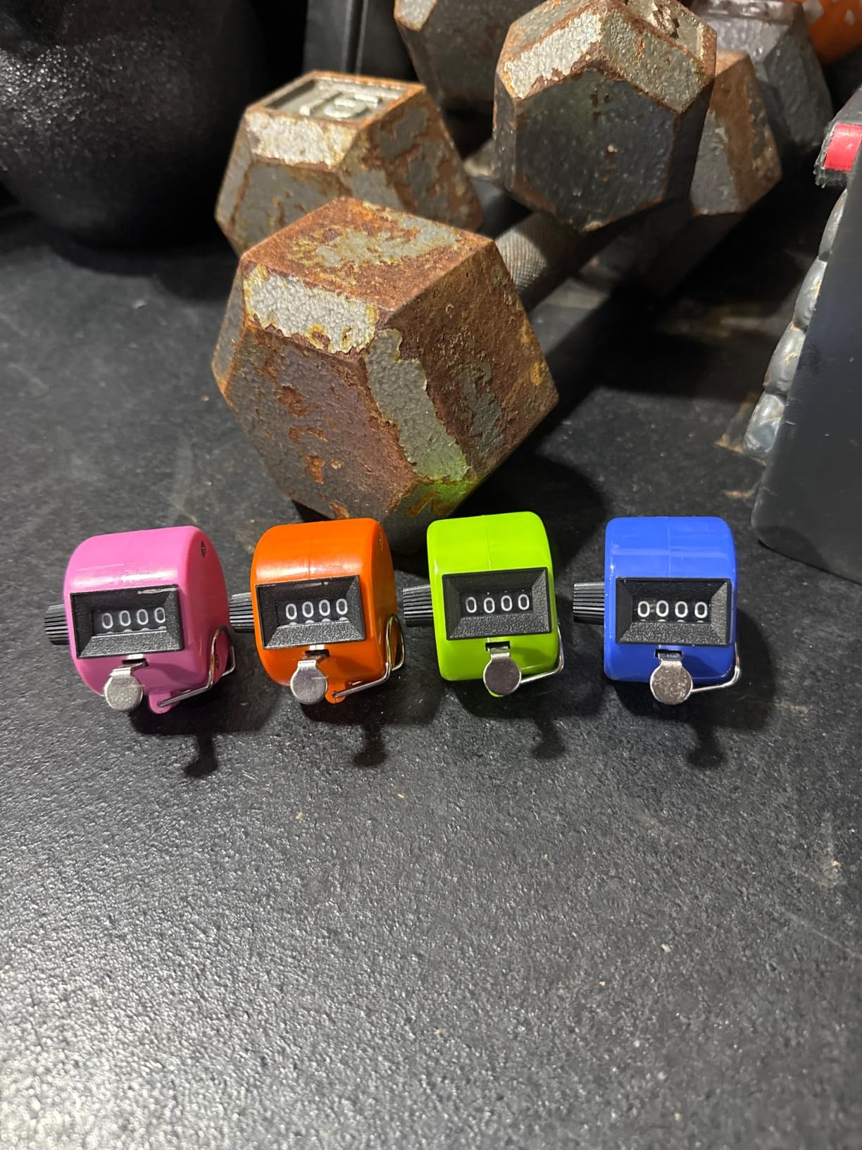 KTRIO Pack of 6 Colors Handheld Tally Counter, 4-Digit Number Clicker Counter, Hand Mechanical Pitch Counter for Coaching, Knitting, People, Lap, Fishing, Golf, Toddler & Fidget customer photo 1