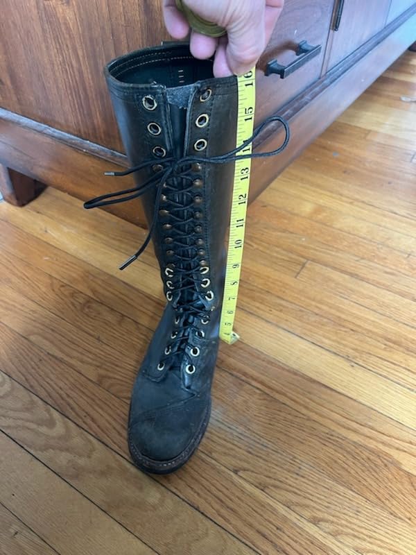 (1 Pair Pack) Coal Black 550 Paracord with Black Steel Tips Shoelace Boot Laces customer photo 2