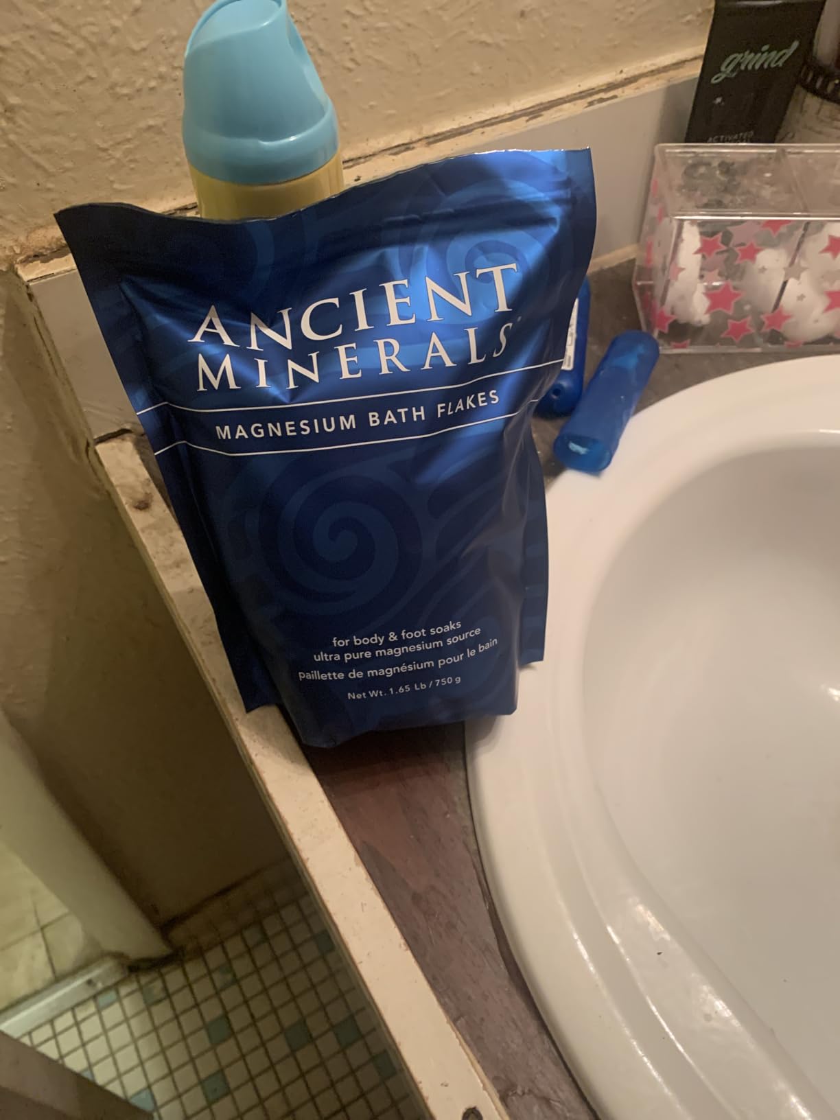 Ancient Minerals Magnesium Bath Flakes - Bathing Alternative to Epsom Salt - Soak in Natural Salts - High-Absorption Efficiency for Relaxation, Wellness & Muscle Relief (4.4 lb) customer photo 1