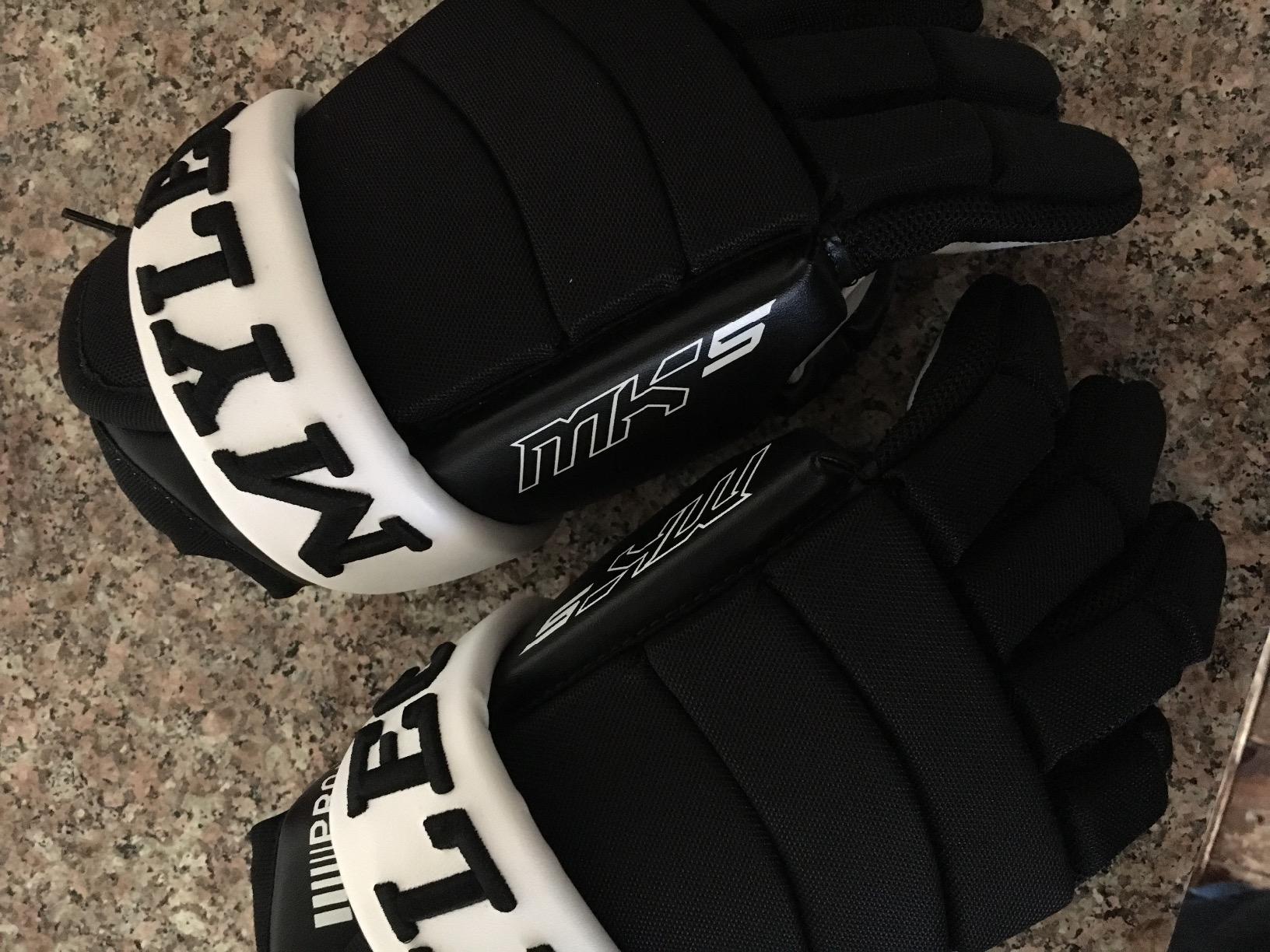 MyLec MK5 Hockey Gloves - Hook Closure, 3-Roll Design, Nylon with Tough Leather Palm customer photo 1