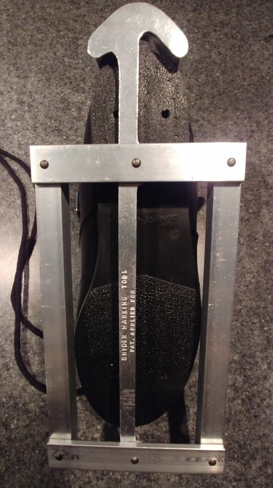 Sure-Grip Snyder Adjustable Boot Marking Tool | Made from Aluminum | Helps to Draw Center Line on Skates - Great Guide for Building Custom Skates - Made in The USA (Silver Color) customer photo 1
