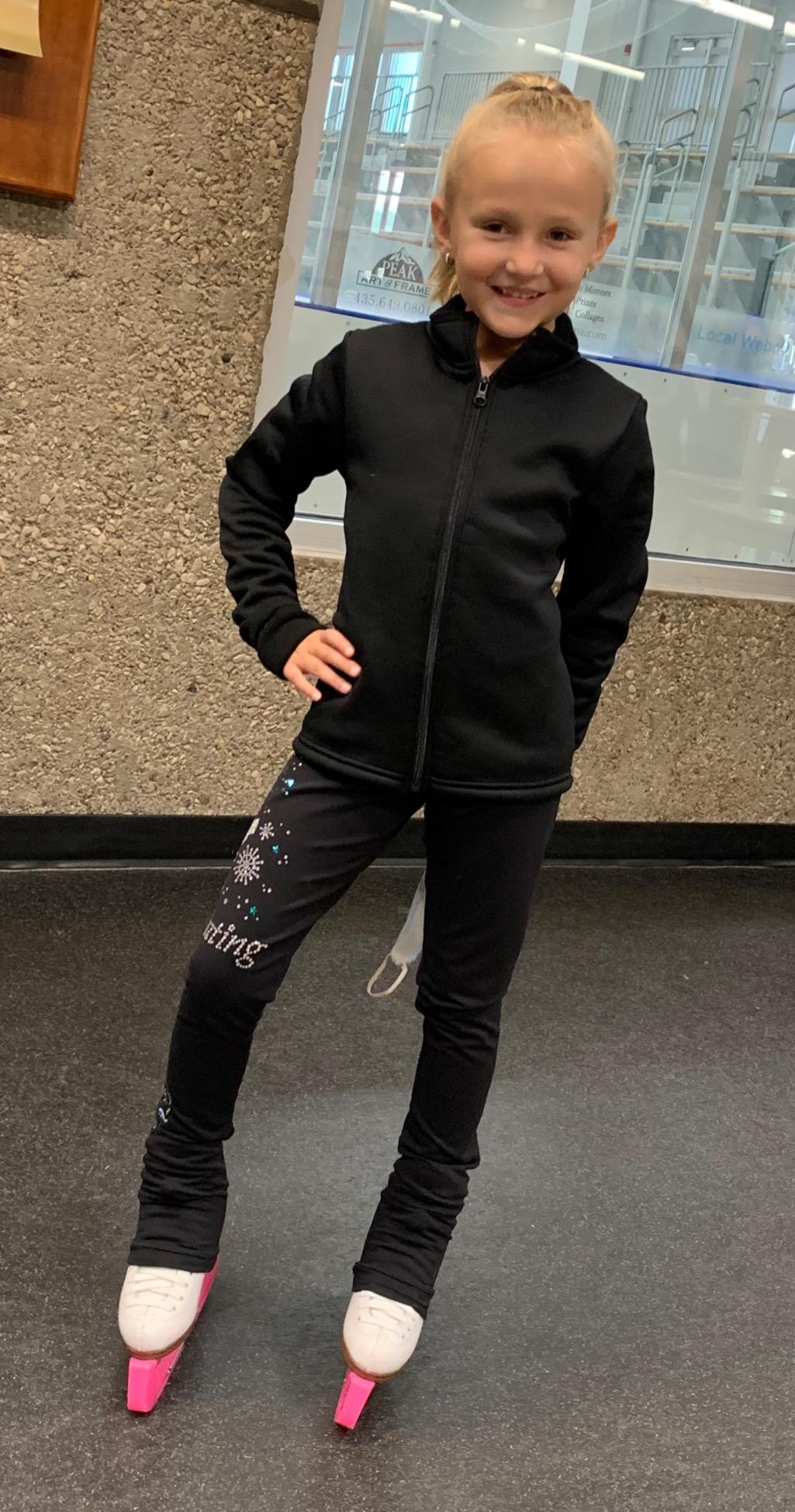 NY2 SPORTSWEAR Figure Skating Polartec Polar Fleece Jacket with Spangles JS100 - Child Sizes customer photo 1