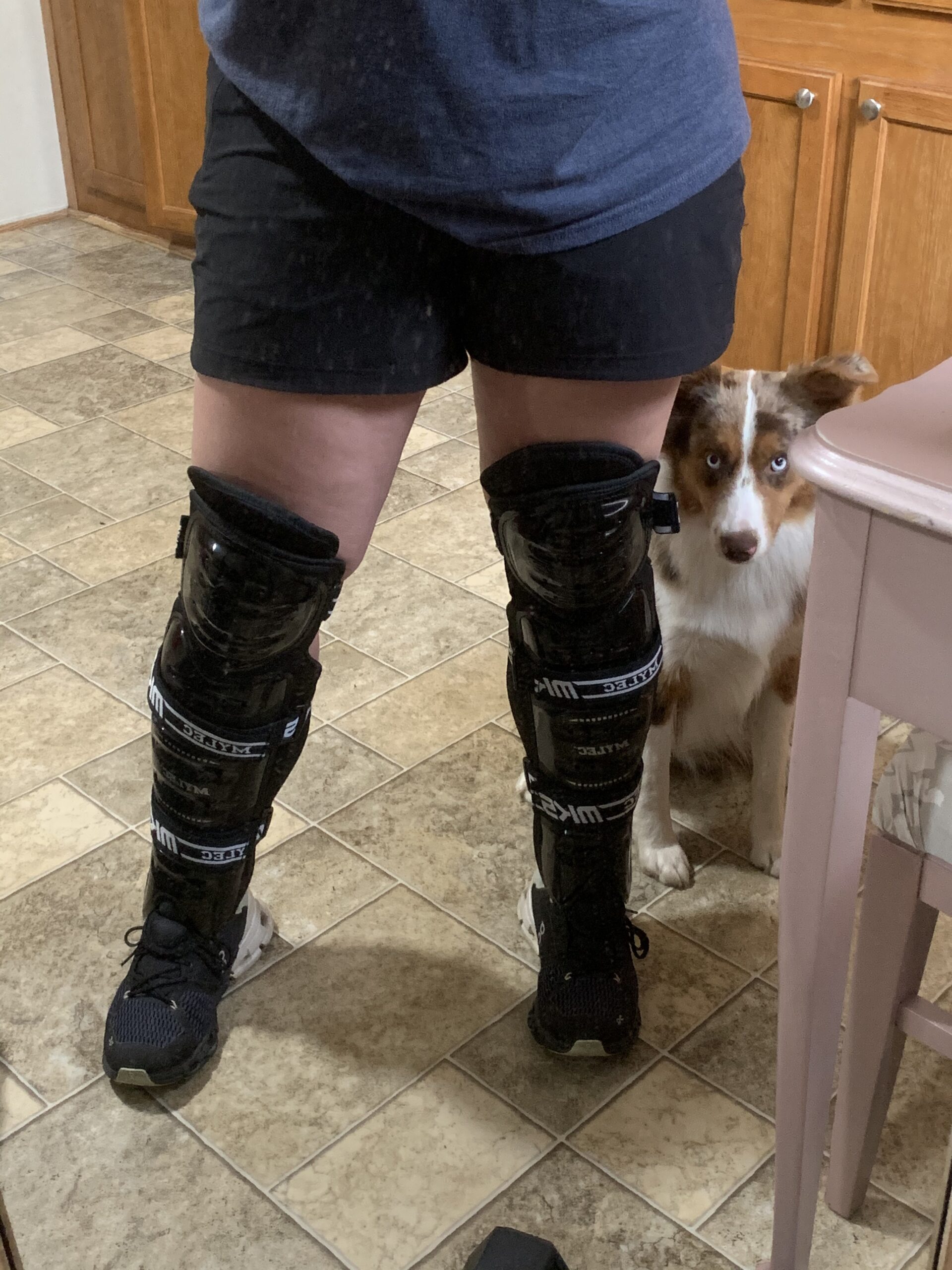 MyLec MK5 Street/DEK Shin Pad, Lightweight & Durable Hockey Accessories customer photo 2