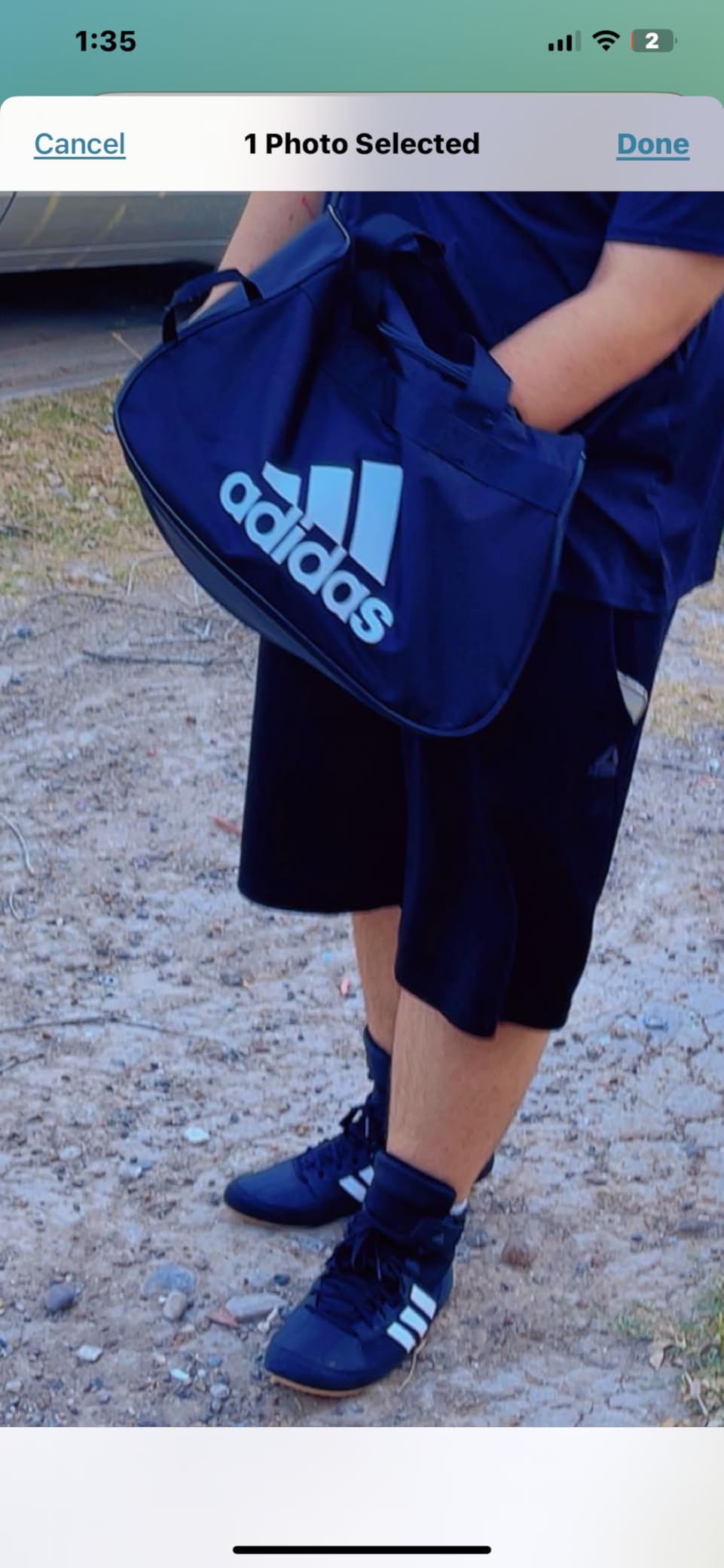 adidas Unisex Diablo Small Duffel customer photo 1