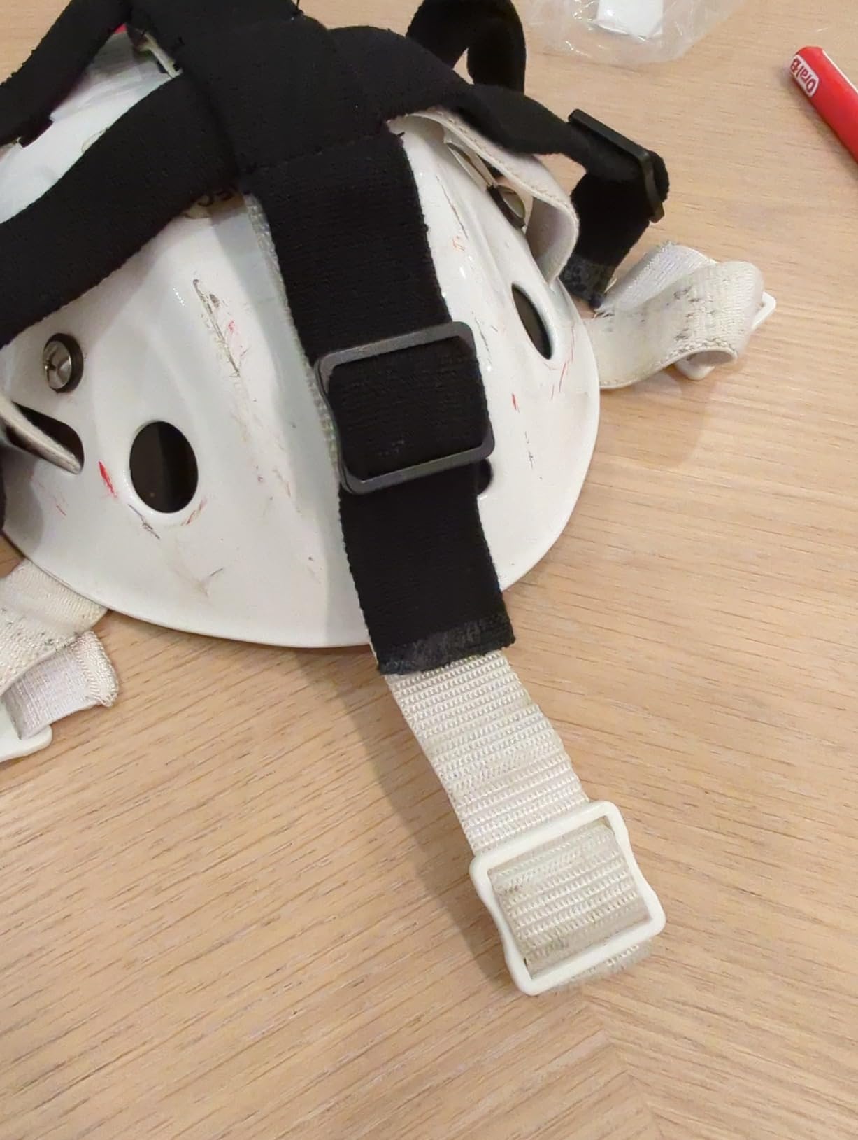 Goalie Mask Harness customer photo 3