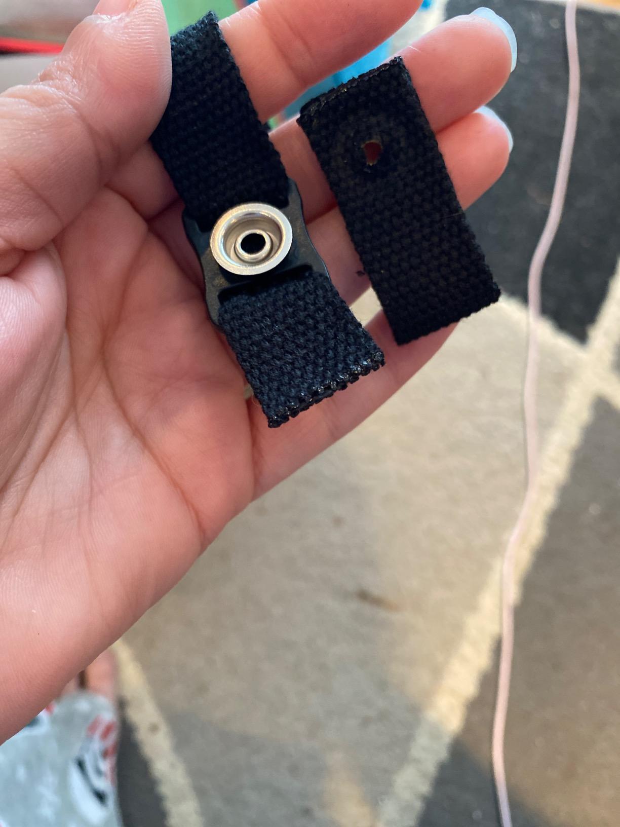 Hockey Helmet Chin Strap with Single Snap customer photo 1