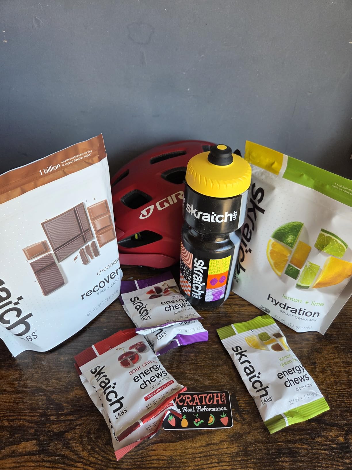 Skratch Labs Hydration Sports Drink Mix - Real-Fruit Electrolyte Powder | Lemon & Lime | 20 Servings customer photo 1