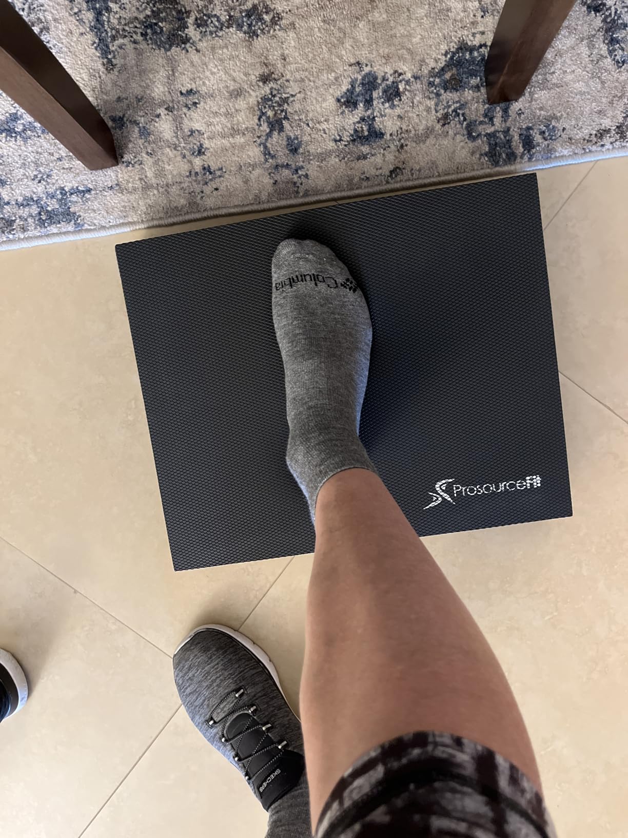 ProsourceFit Exercise Balance Pad, Non-Slip Cushioned Foam Mat & Knee Pad for Fitness and Stability Training, Yoga, Physical Therapy customer photo 2