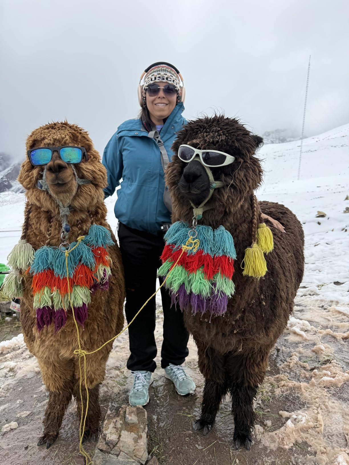 BenBoy Women's Outdoor Waterproof Windproof Fleece Slim Cargo Snow Ski Hiking Pants customer photo 2