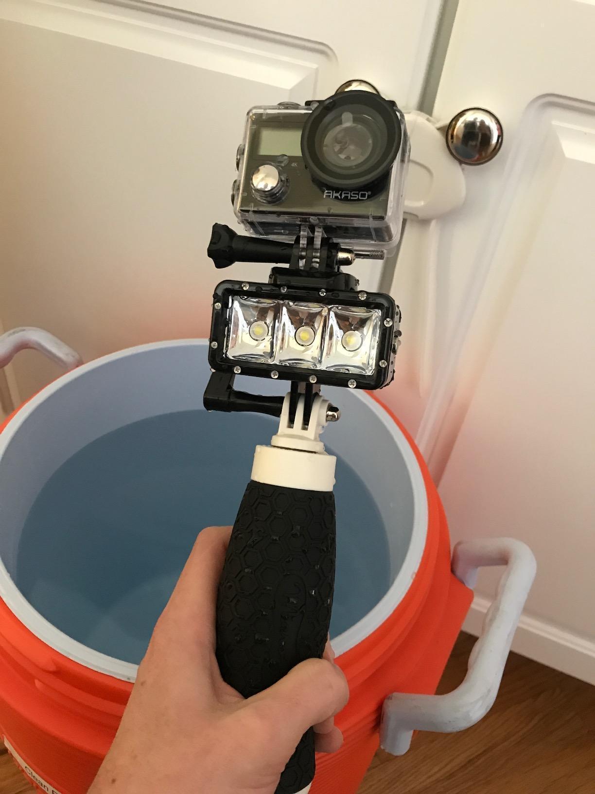 AKASO Brave 4 Action Camera 4K 30fps Ultra Hd Video 20MP Photo, EIS, WiFi Remote Control, 2X Batteries, Waterproof Underwater Camera customer photo 2