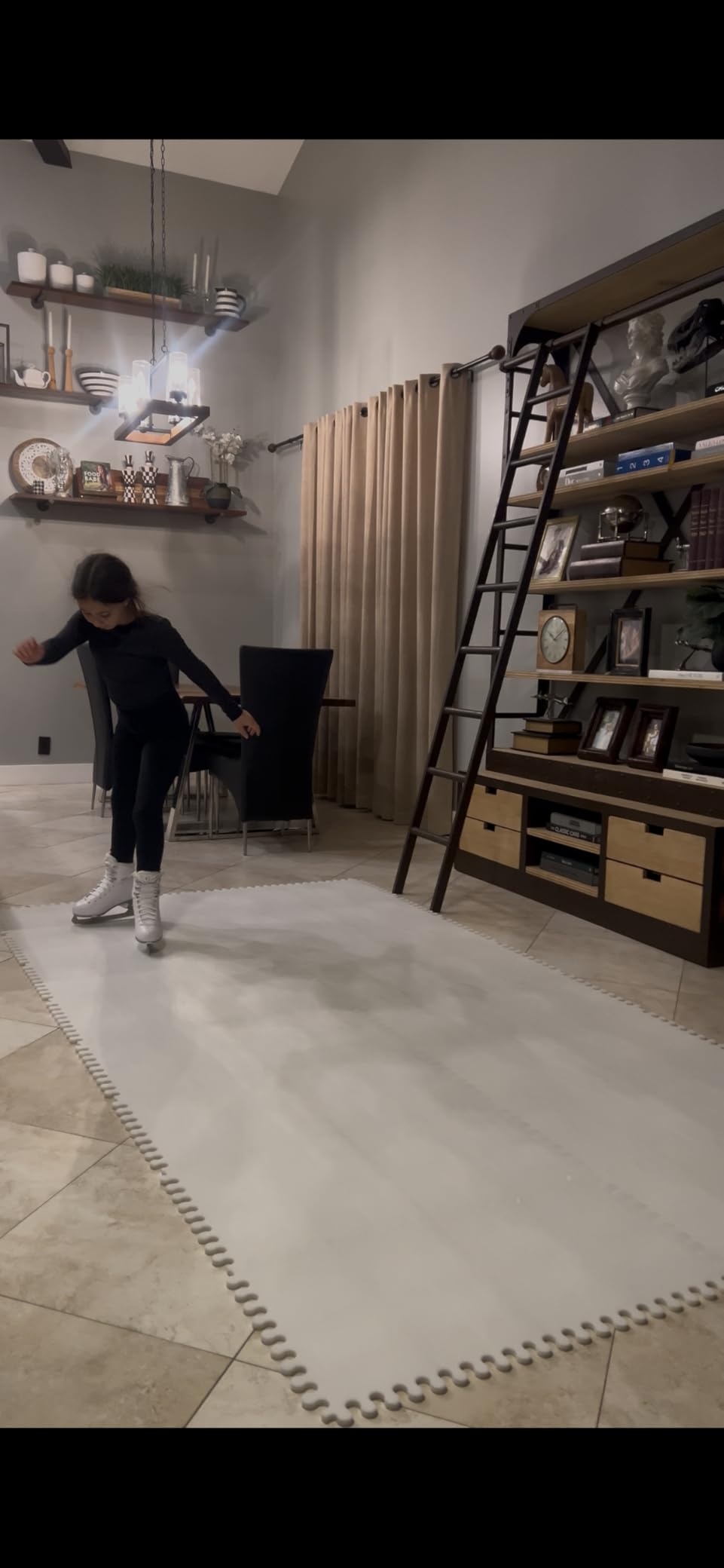 Skate Anytime - Synthetic Ice for Hockey - Skateable Artificial Ice Tiles - Backyard Ice Rink - Expandable customer photo 2