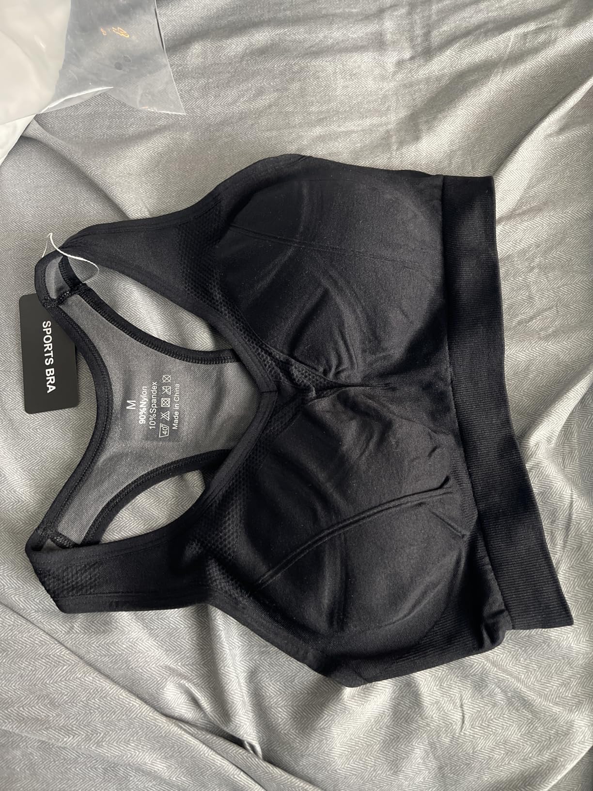 MIRITY Women Racerback Sports Bras - High Impact Workout Gym Activewear Bra customer photo 1