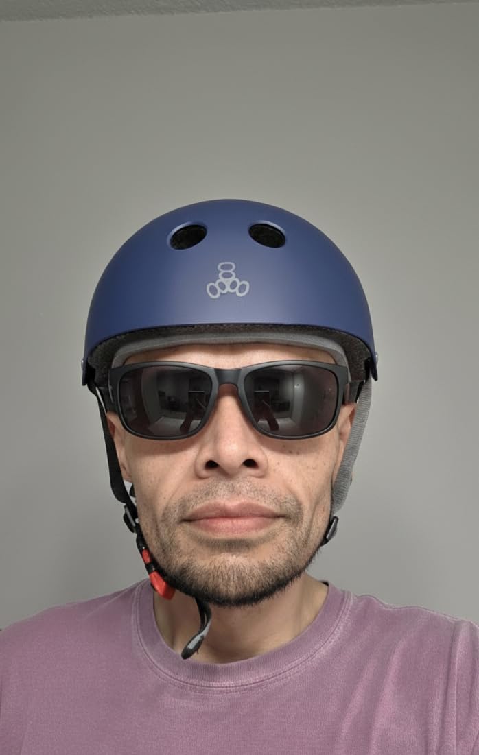 Triple Eight Certified Sweatsaver Helmet for Skateboarding, BMX, Roller Derby, Roller Skating, Inline Skating, Scooter and Bike customer photo 1