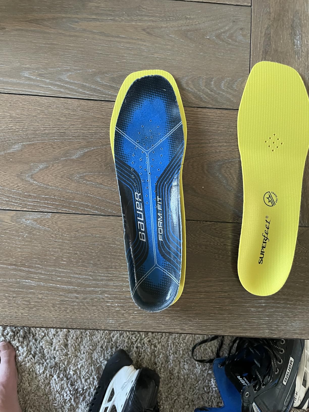 Superfeet Hockey Performance Insoles - Carbon Fiber Inserts for Hockey Skates - Professional Grade customer photo 1