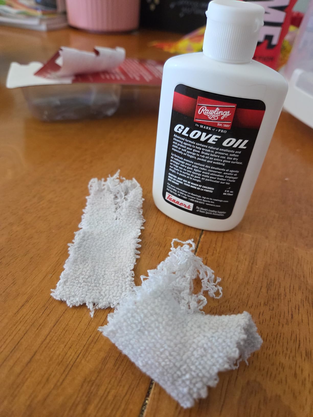 Rawlings | Game Ready Glove Break-in Kit | Baseball/Softball | Includes Break-in Formula, Applicator Cloth, & Rubber Band customer photo 1