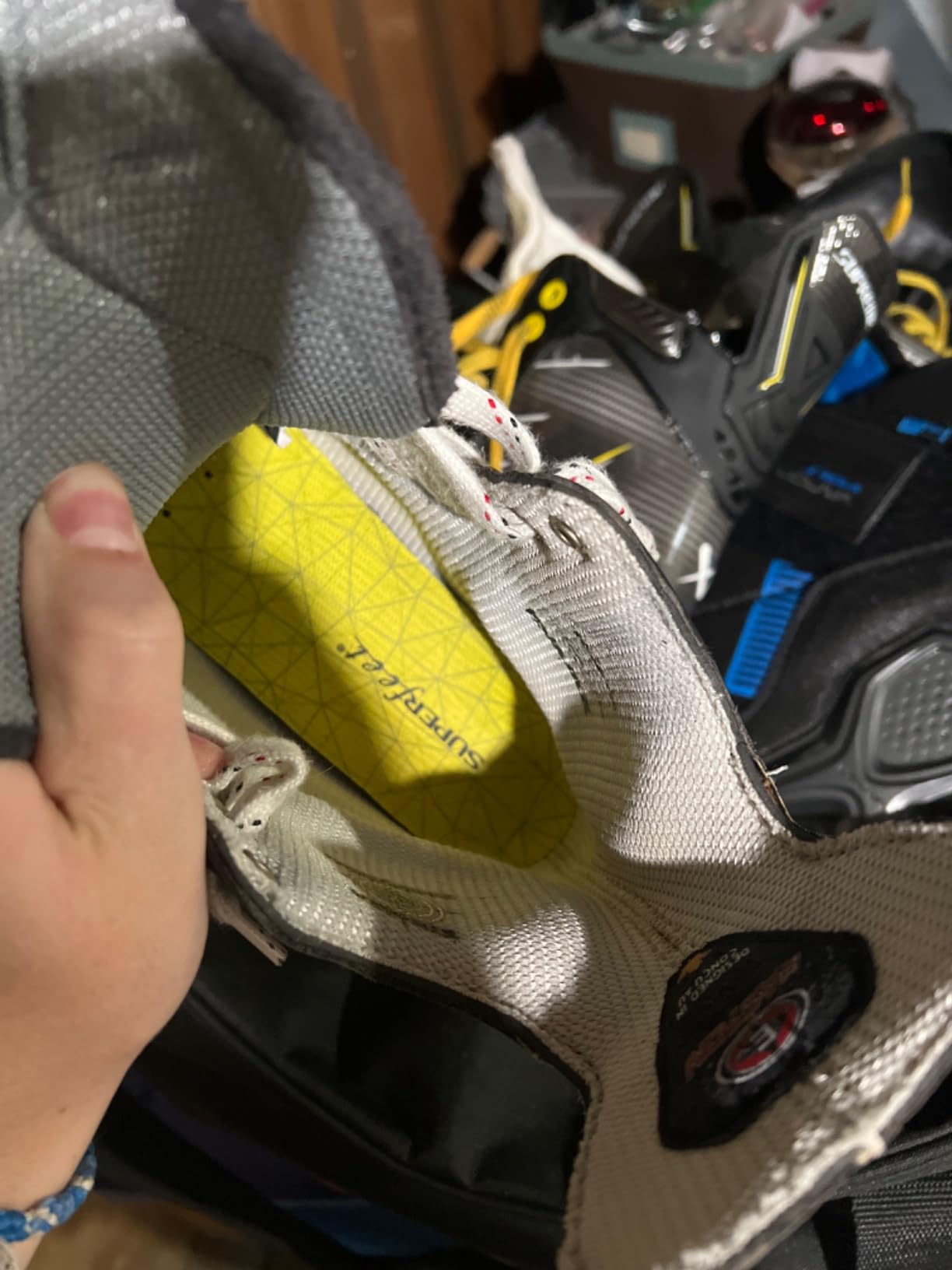 Superfeet Hockey Cushion Insoles for Hockey Players with Arch Support & Flexible Heel Cradle customer photo 1