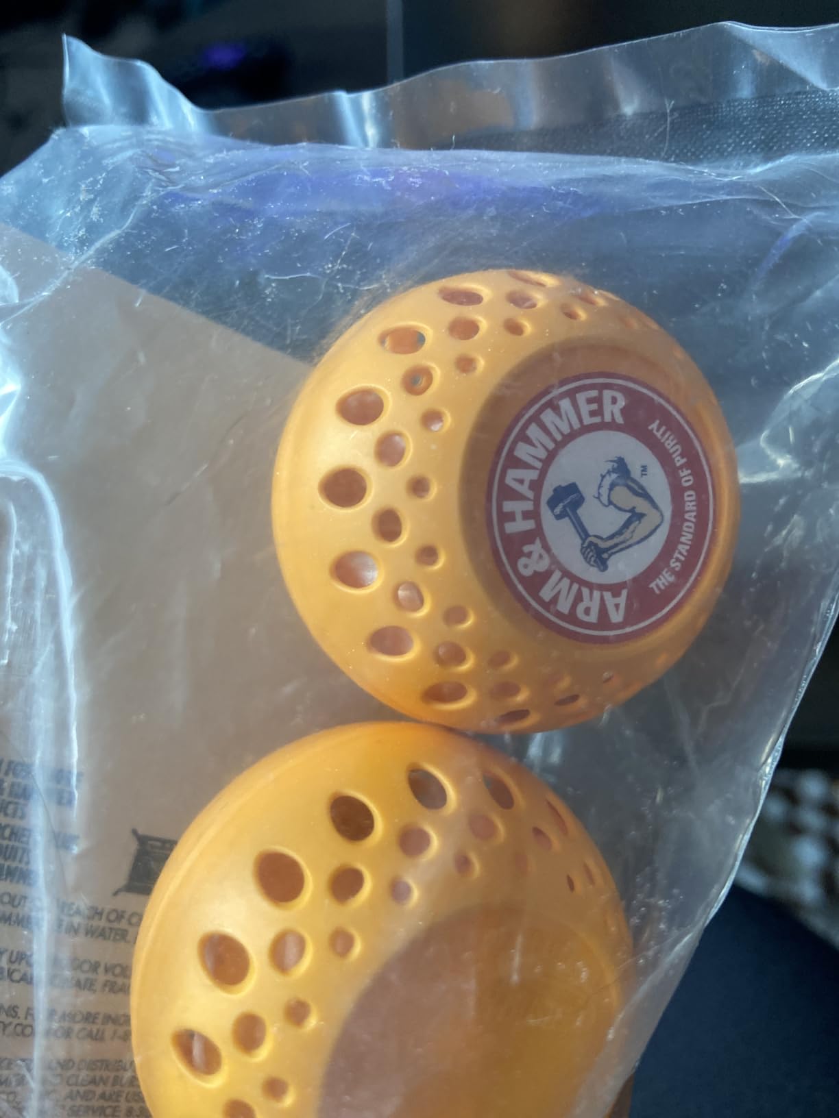 Arm & Hammer OdorBusterz Odor Eliminator Balls, Clean Burst, 6 Count - Baking Soda Odor Control for Closets, Drawers, Hampers & Small Spaces customer photo 1