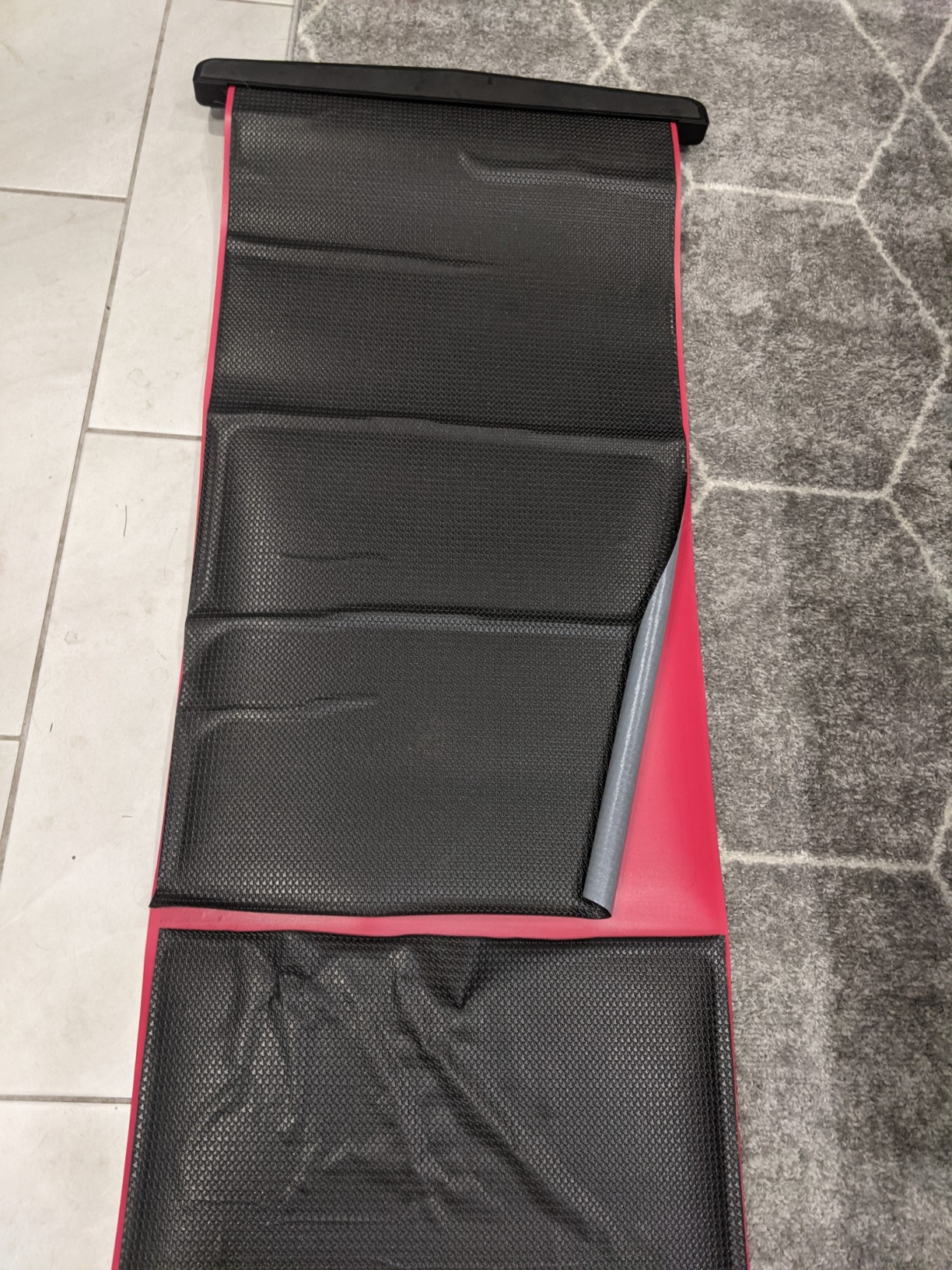 ProsourceFit Slide Board Mat for Exercise 6' with End Stops, Booties & Carrying Bag for Low-Impact Indoor Home Workouts and Sports Training customer photo 2