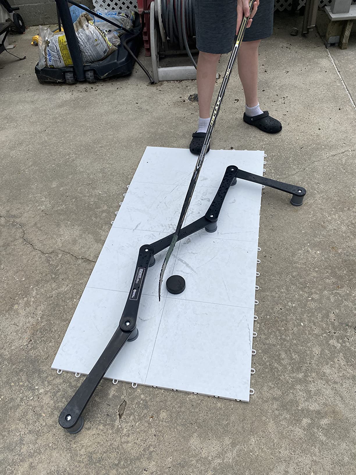 Better Hockey Extreme Stickhandling Trainer - Professional Quality Sports Training Aid for Stick Speed, Timing, and Puck Control, Can be Used On and Off Ice, 67 x 2.5 Inches customer photo 1