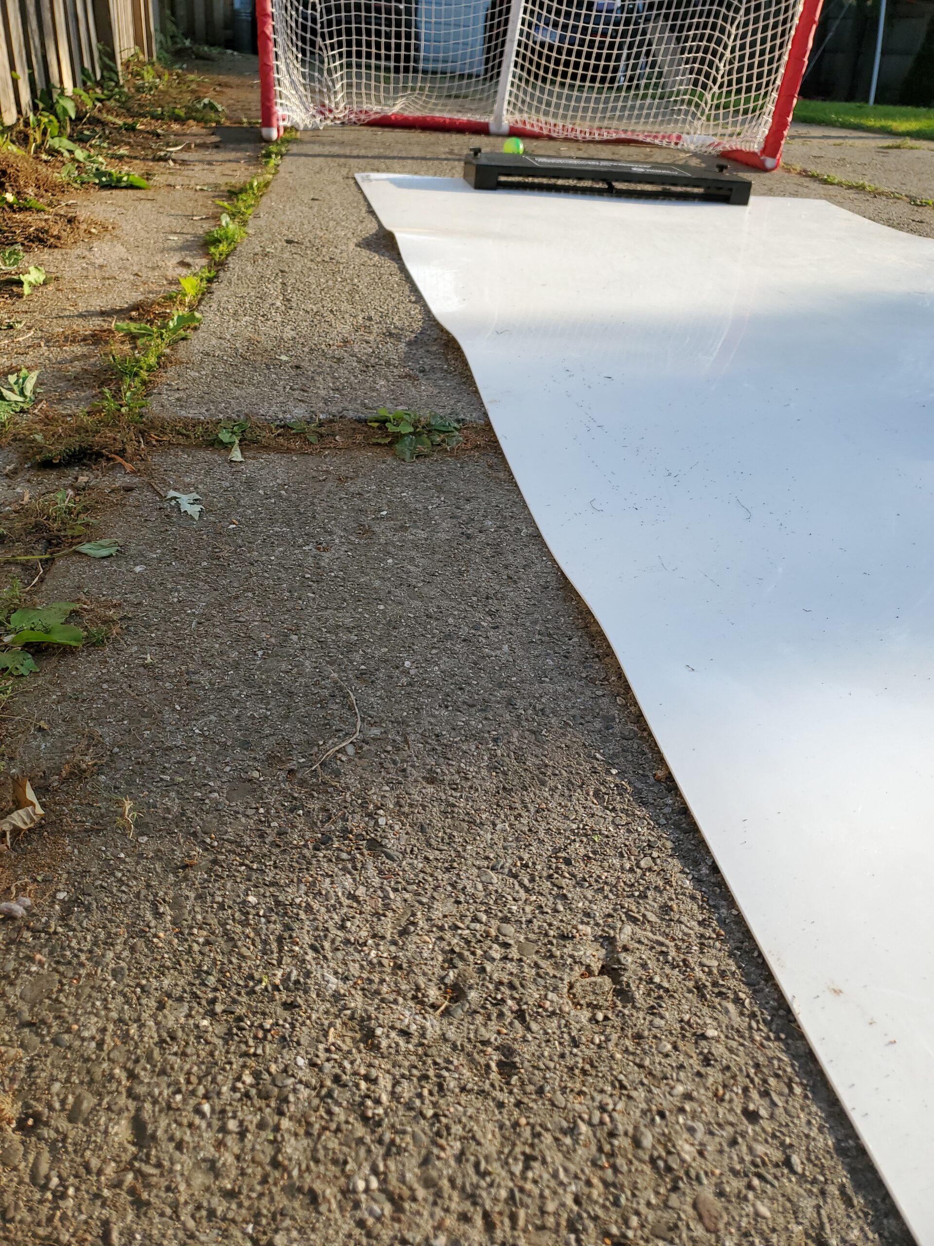 Better Hockey Portable Roll-Up Shooting Pad - Feels Like Real Ice, for Passing Stickhandling and One Timers, Large 4.5 Foot x 10 Foot Size customer photo 2