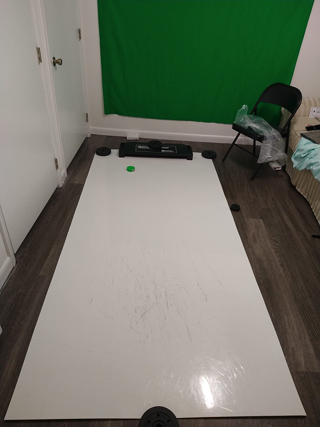 Better Hockey Extreme Passing Kit Pro - Great Training Aid for Shooting, Stickhandling and One Timers - Large Shooting Pad with Puck Rebounder - Simulates The Feel of Real Ice customer photo 1