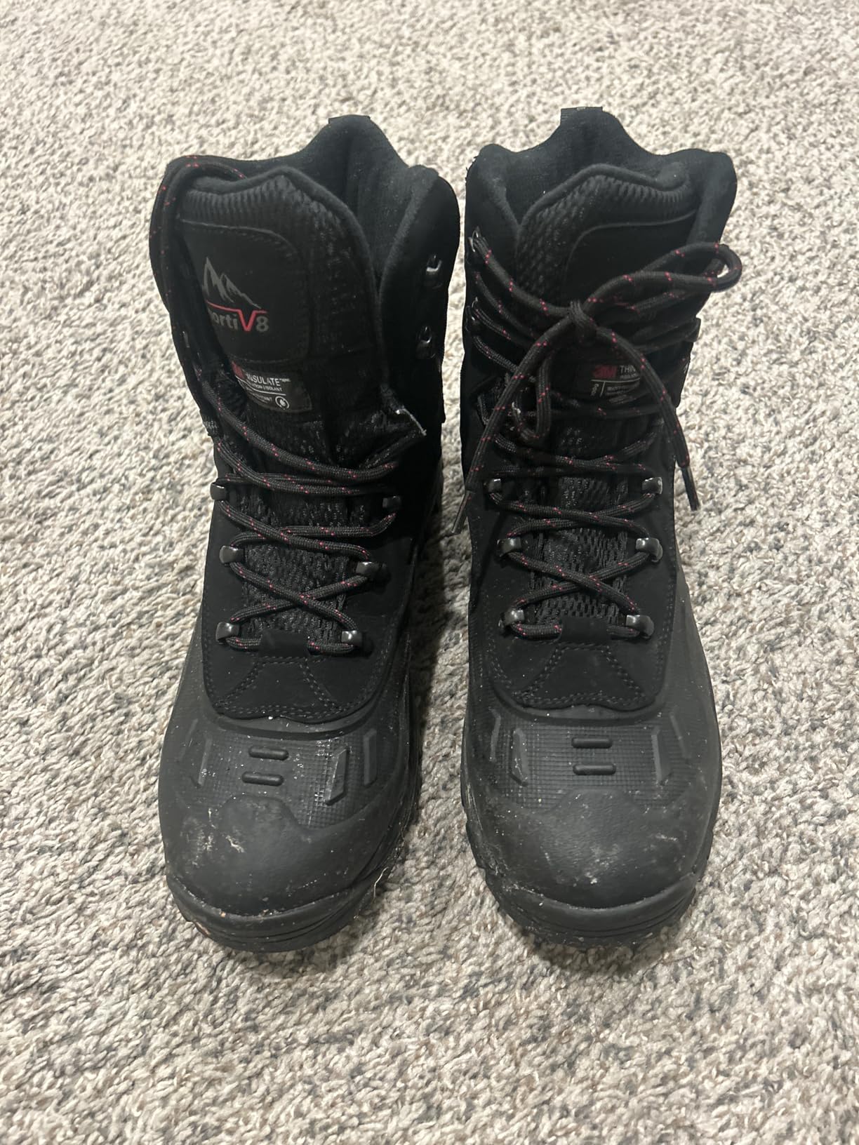 NORTIV 8 Men's Insulated Waterproof Construction Hiking Winter Snow Boots customer photo 2