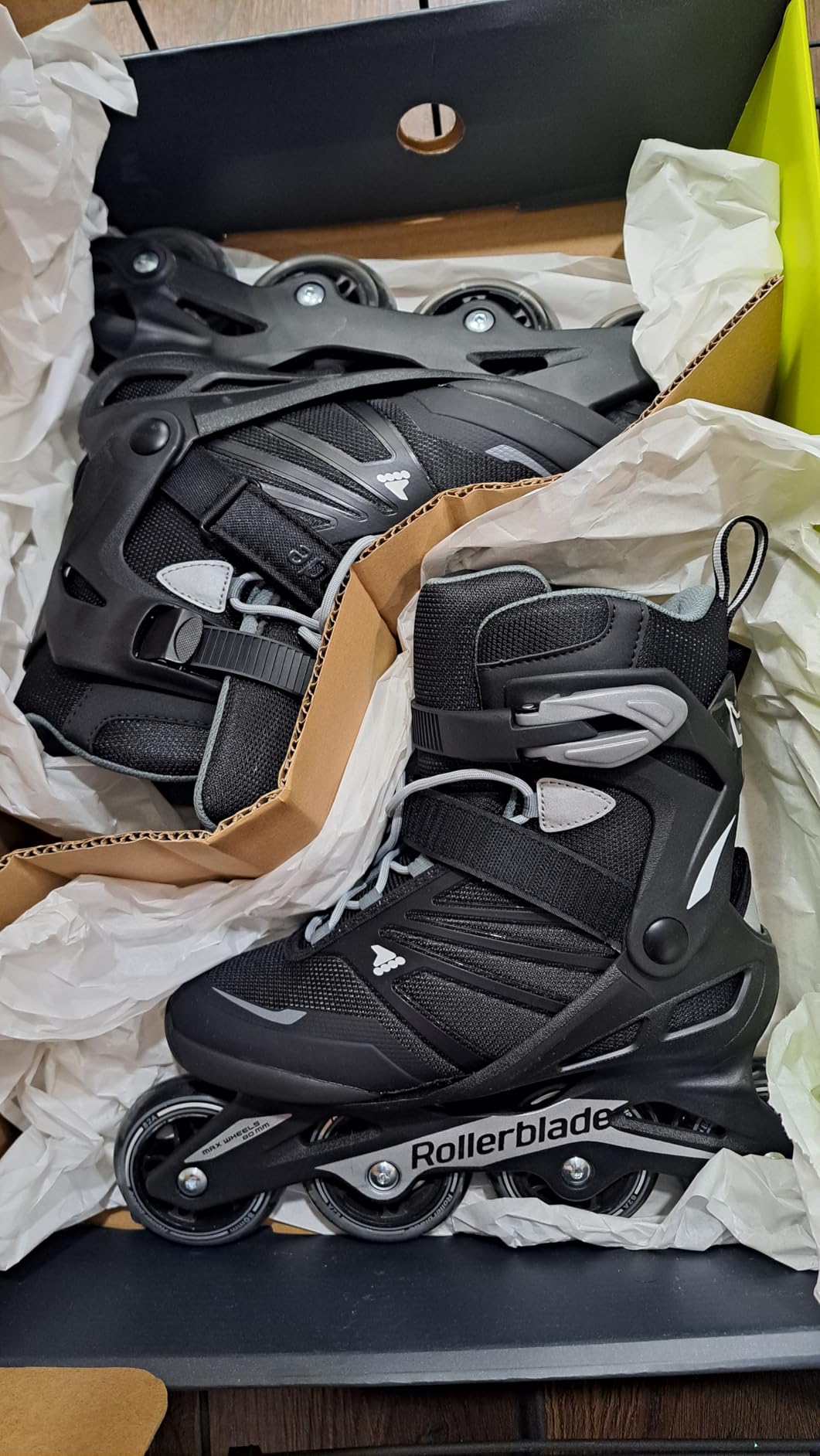 Rollerblade Zetrablade Men's Adult Fitness Inline Skate, Black and Silver customer photo 1